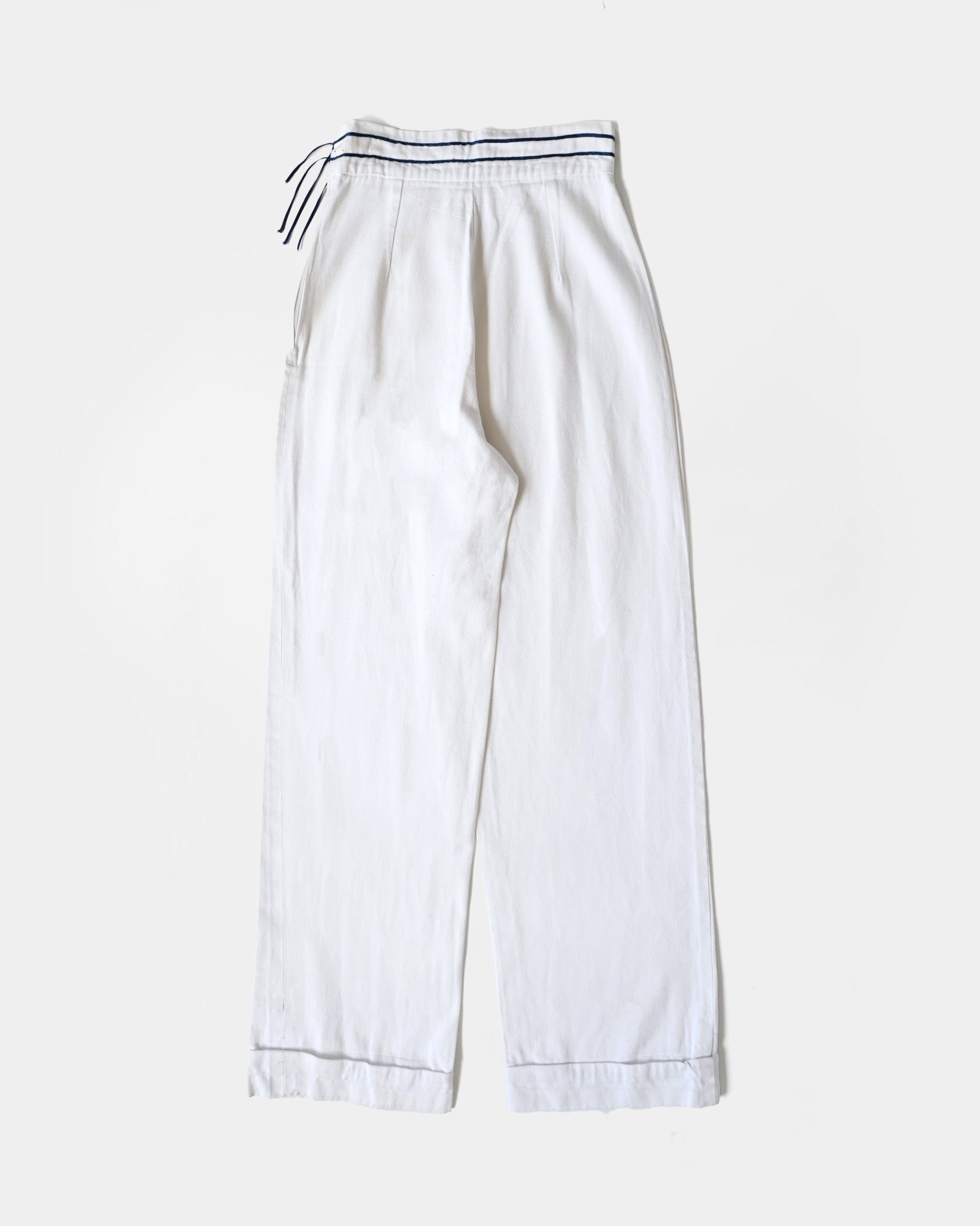 White Flare Pants