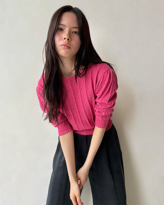 Cotton Sweater - Pink