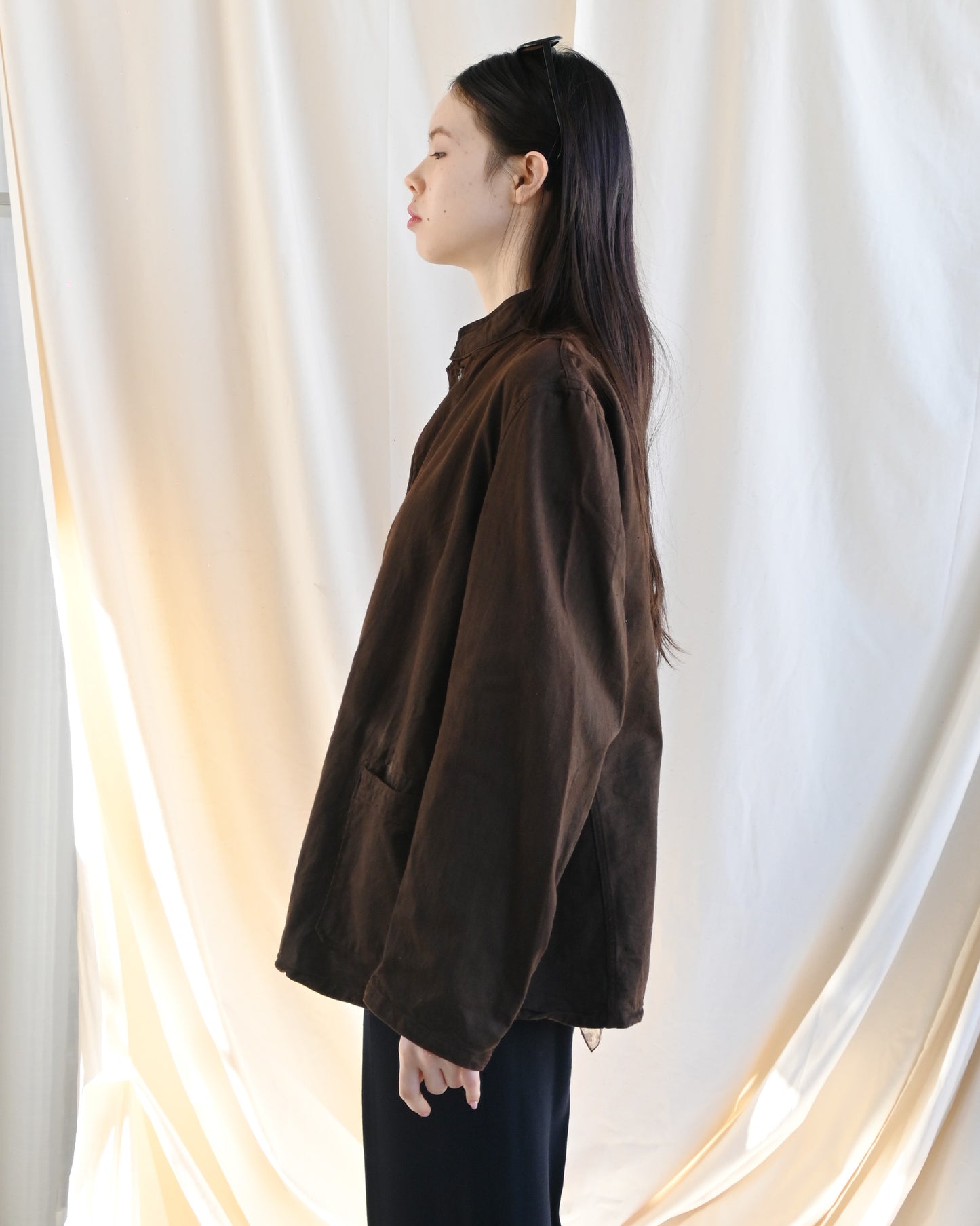 Over-dyed Chez Jacket Brown