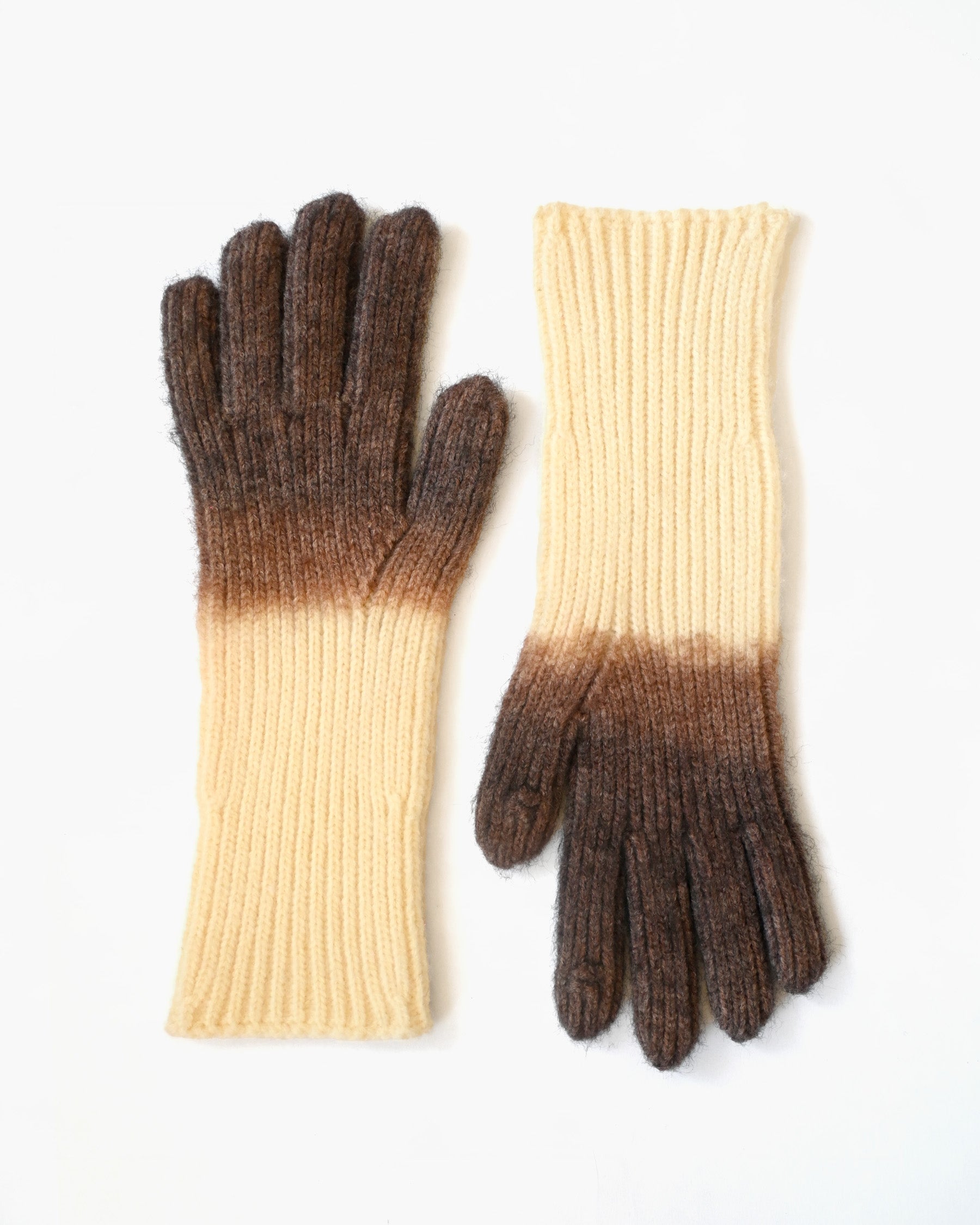 [404irregular] Gradation Groves - Ivory x Brown