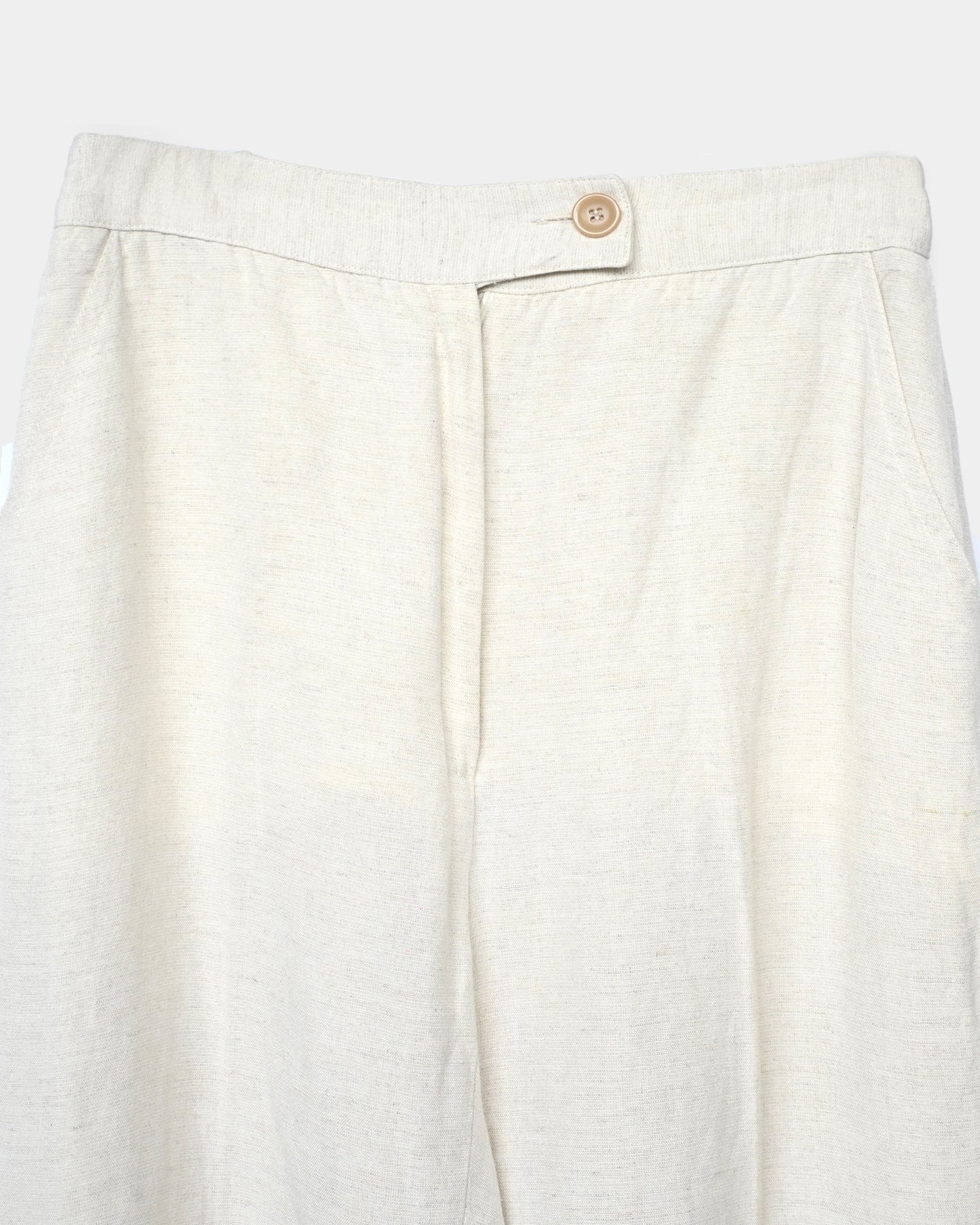 100% Linen Pants Made In Italy