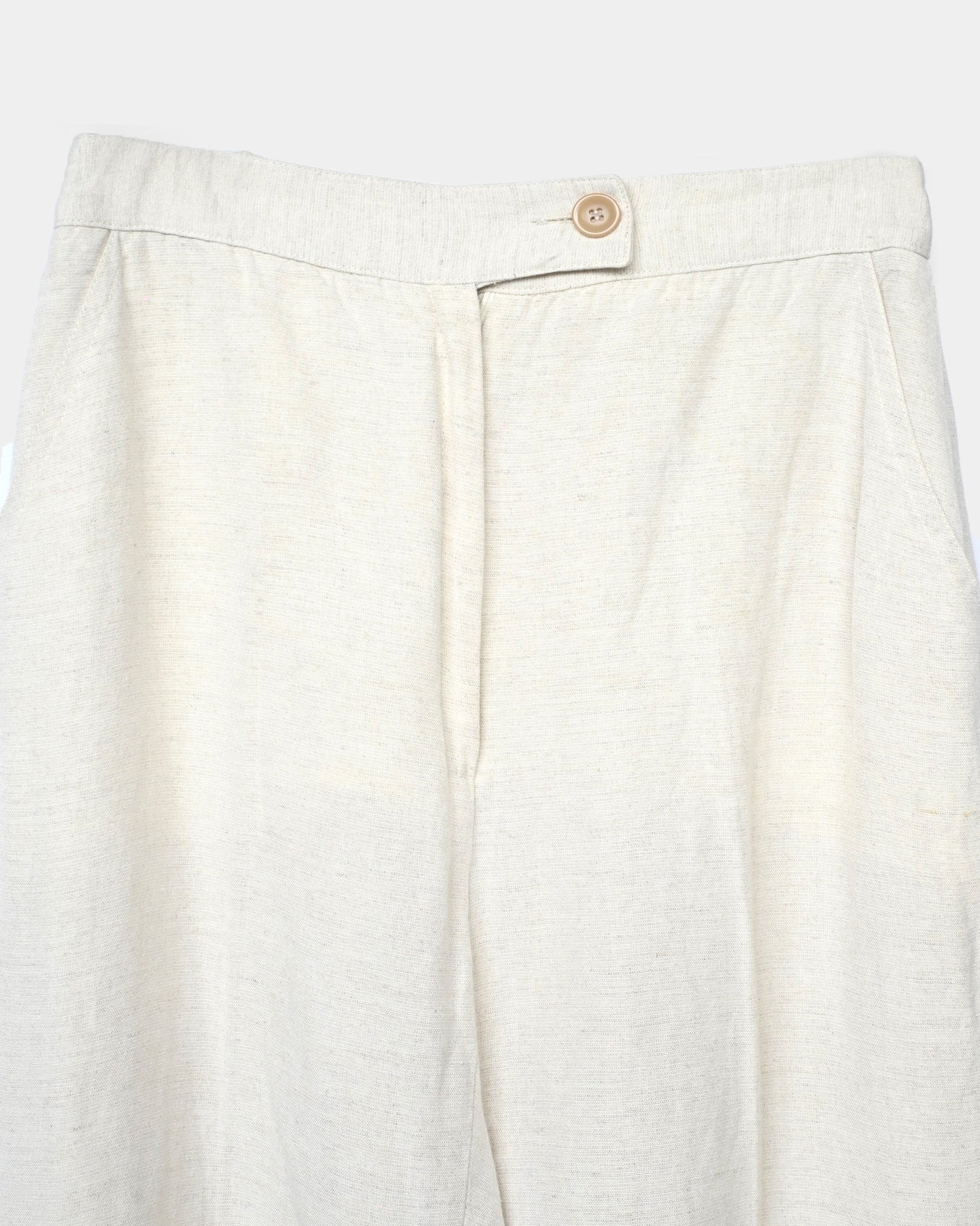 100% Linen Pants Made In Italy
