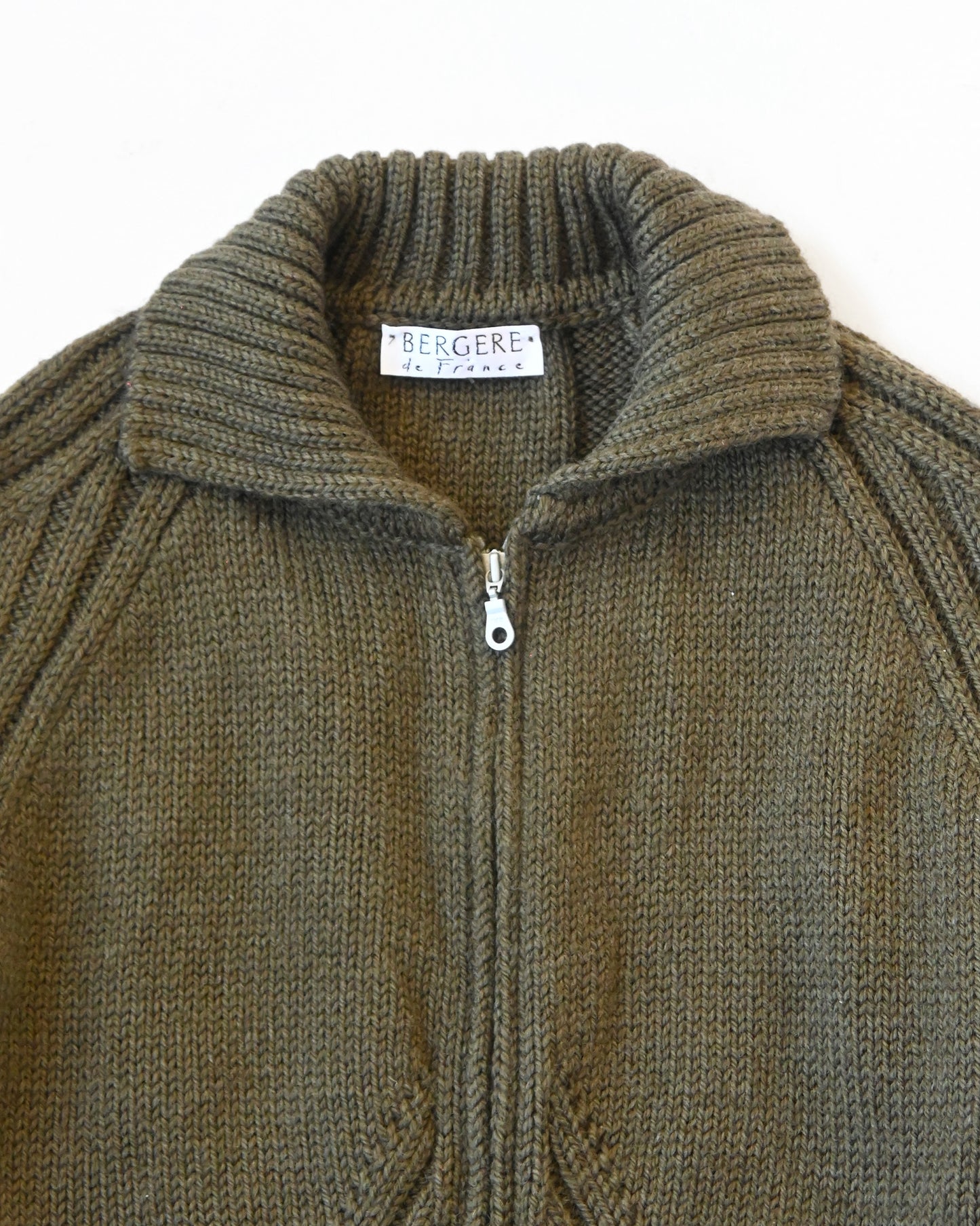 Wool Zip-up Sweater