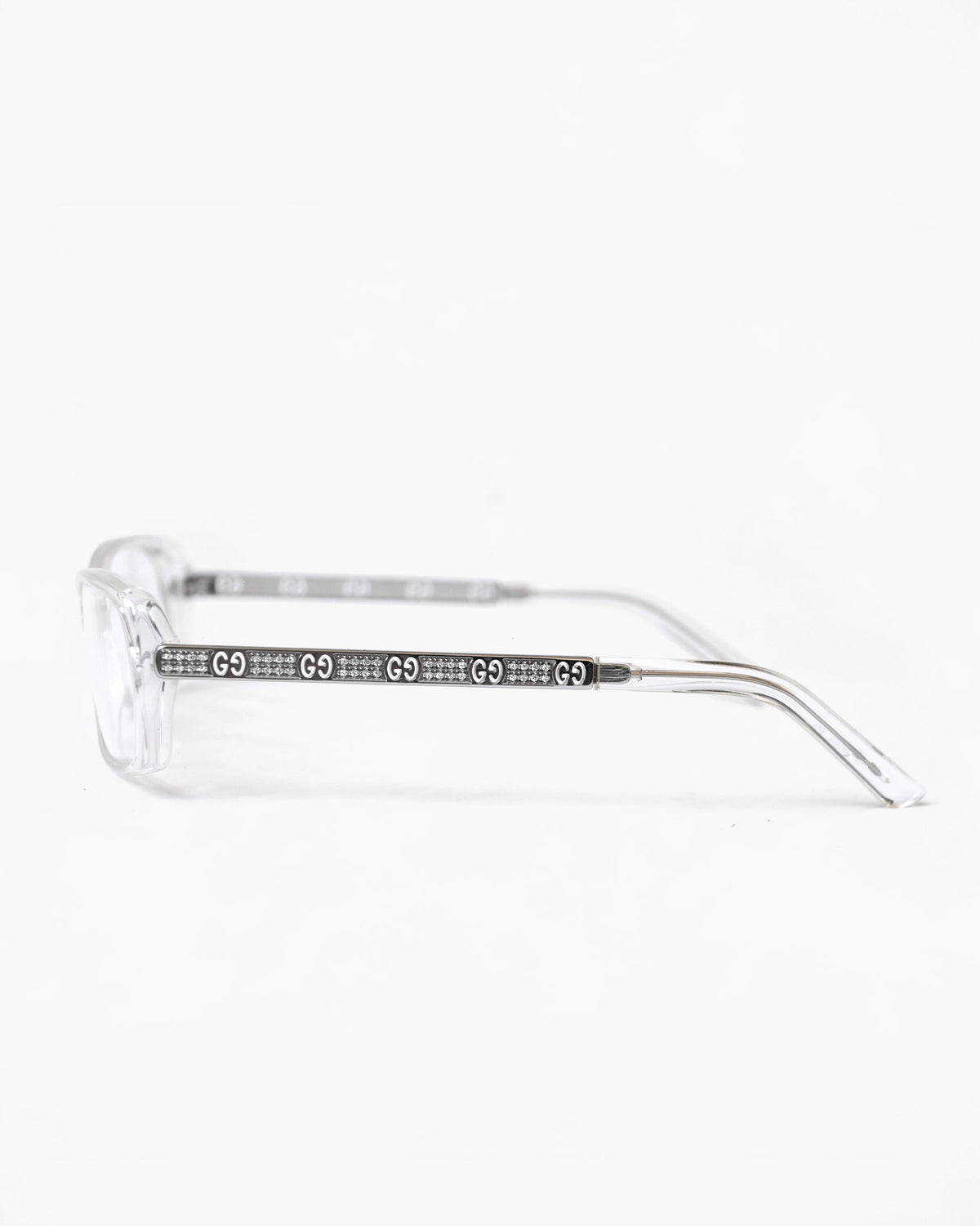 90's GUCCI Clear Sunglasses