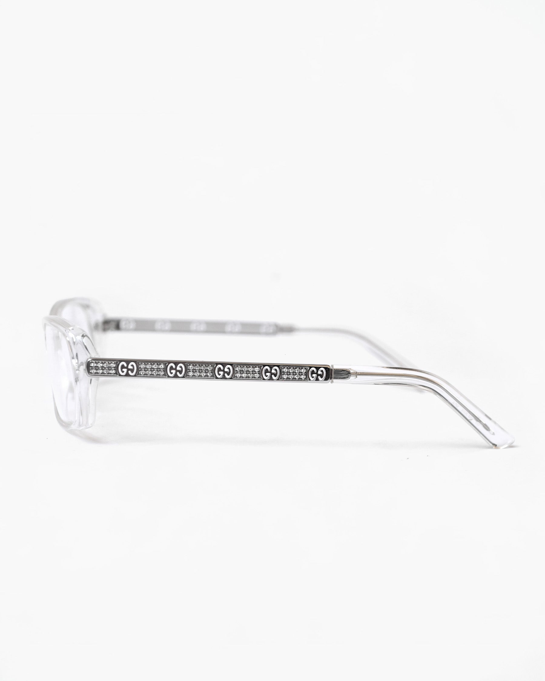 90's GUCCI Clear Sunglasses