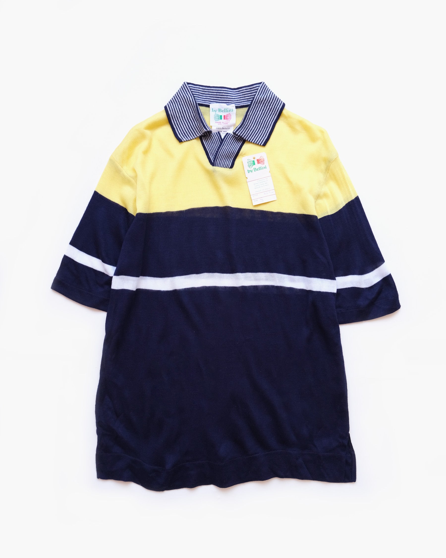 Design Acrylic Knit Polo Made in Italy