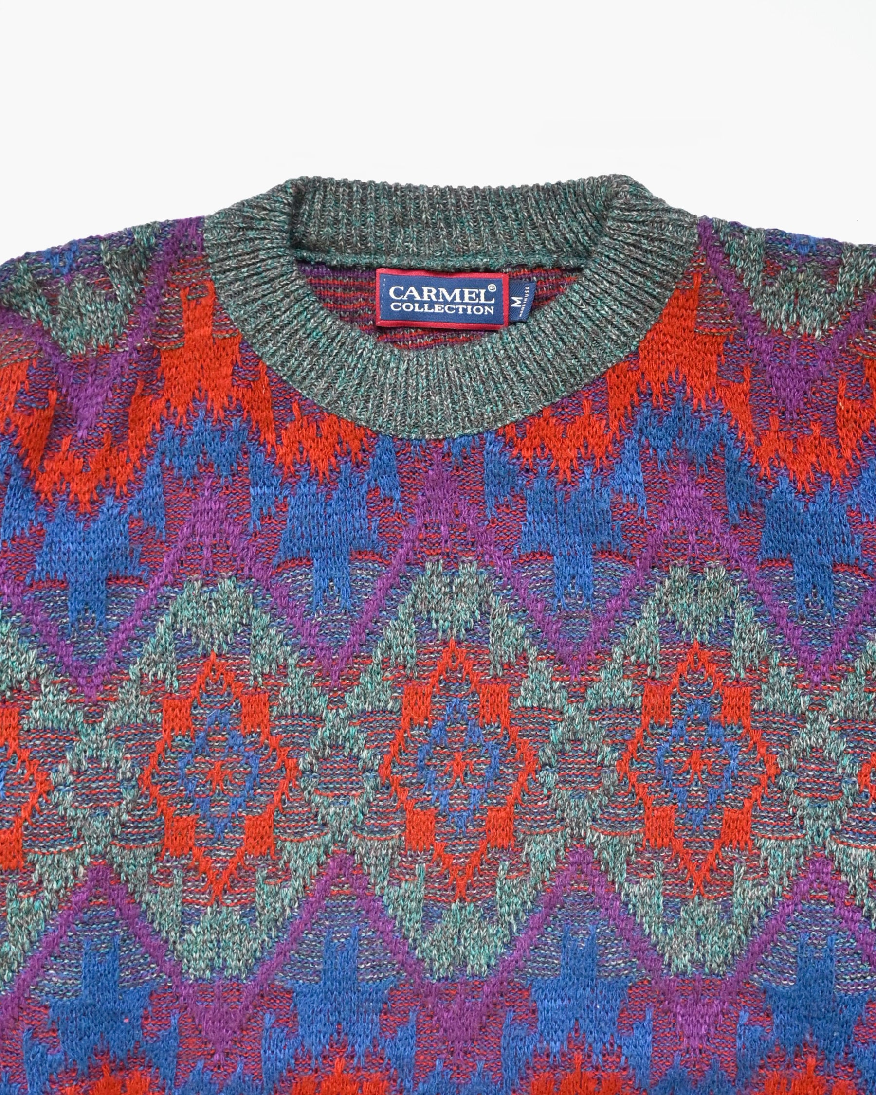 1980's Patterned Knit Sweater