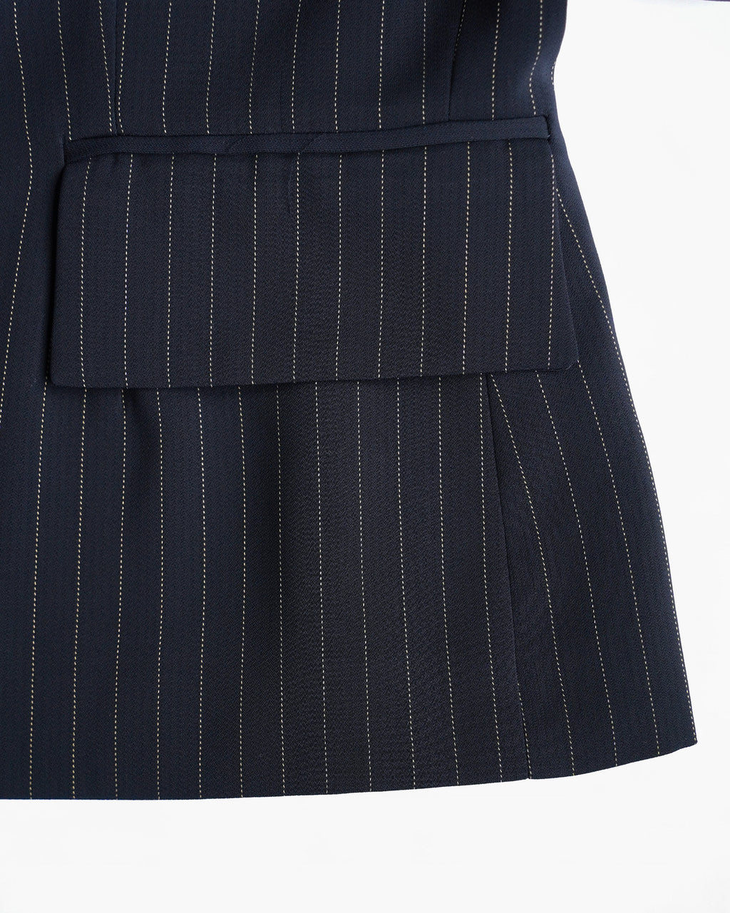 Pinstripe Double-Breasted Jacket