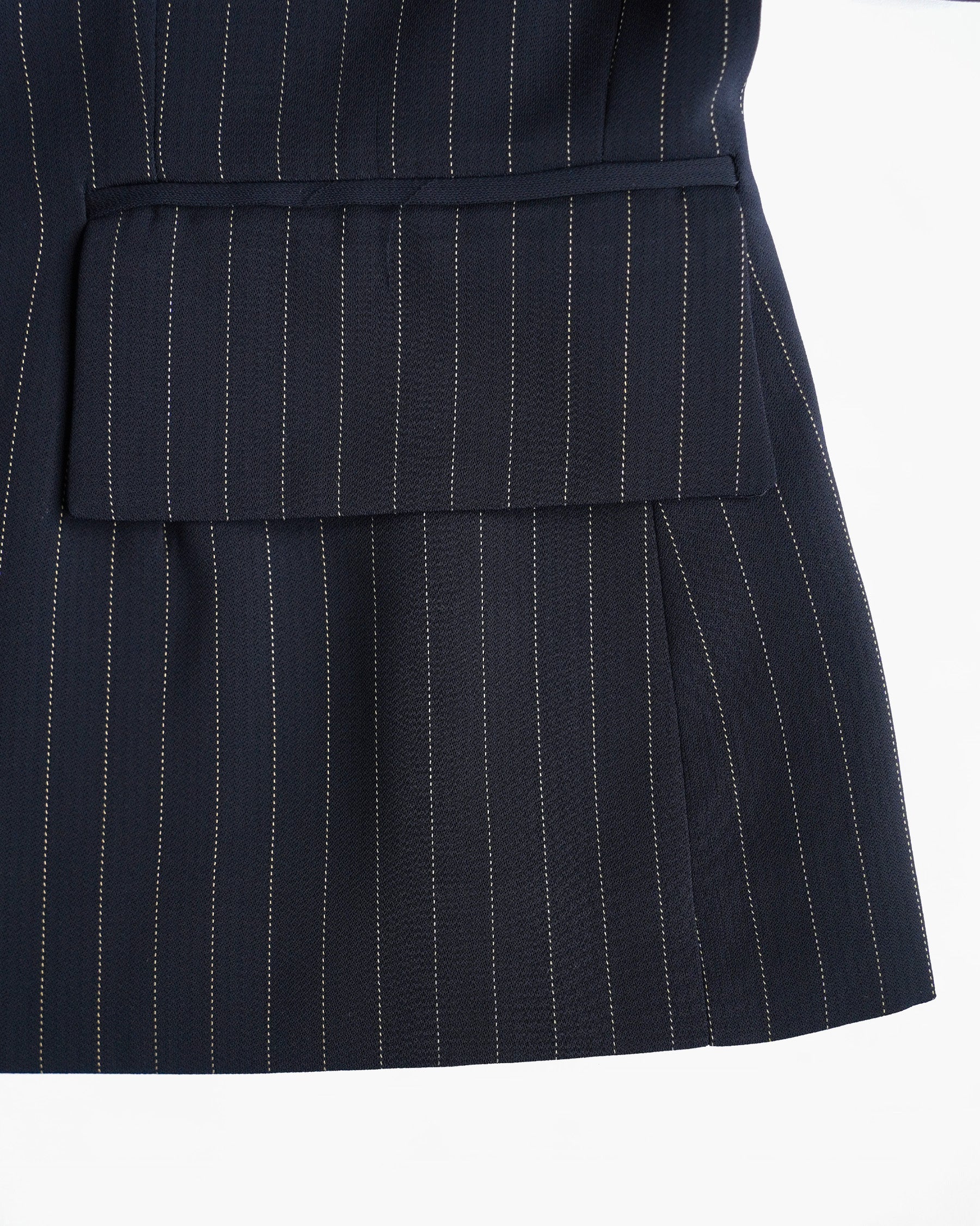 Pinstripe Double-Breasted Jacket