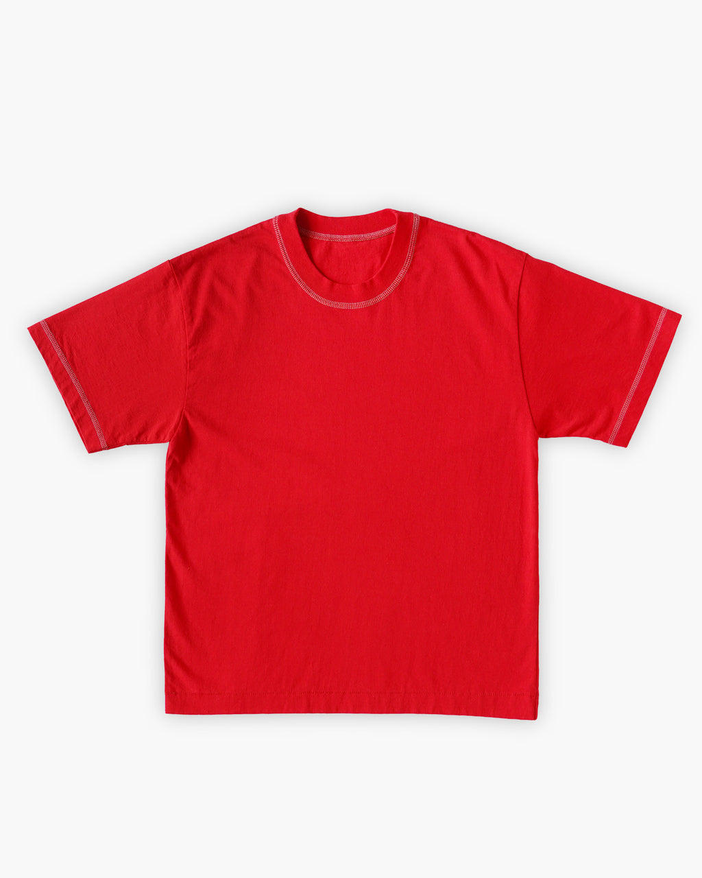 404 Stitched S/S Soft Tee - Red