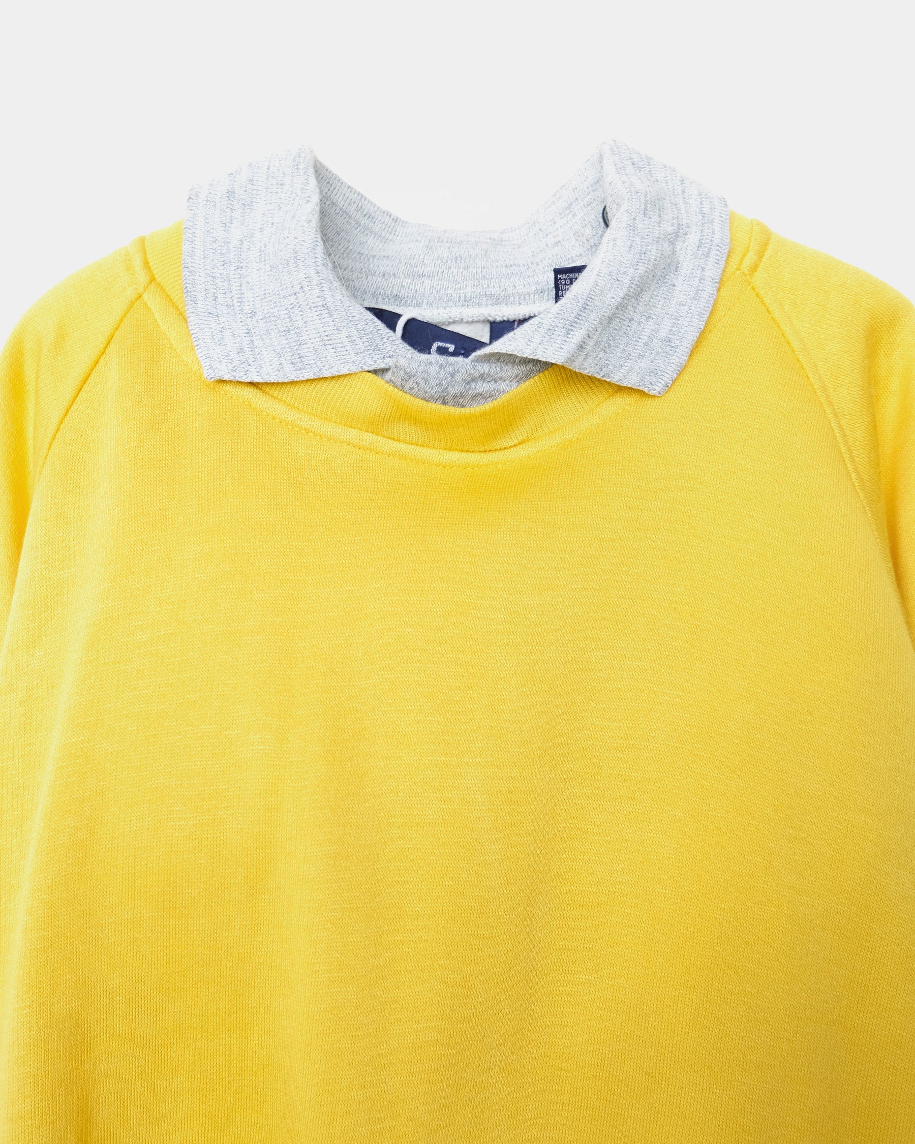 80's Acrylic Sweatshirt - Yellow