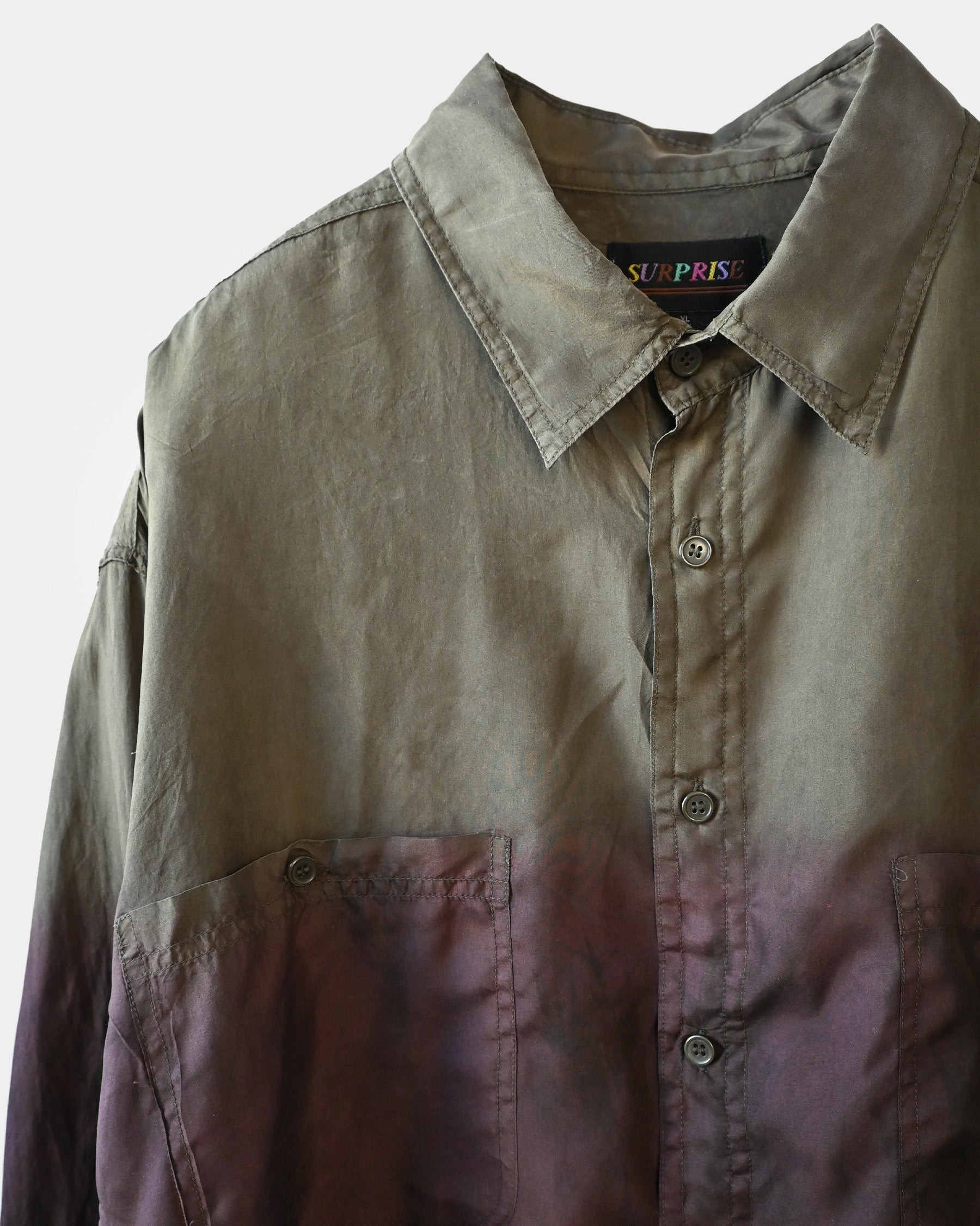 404irregular - Over-dyed Silk Shirt