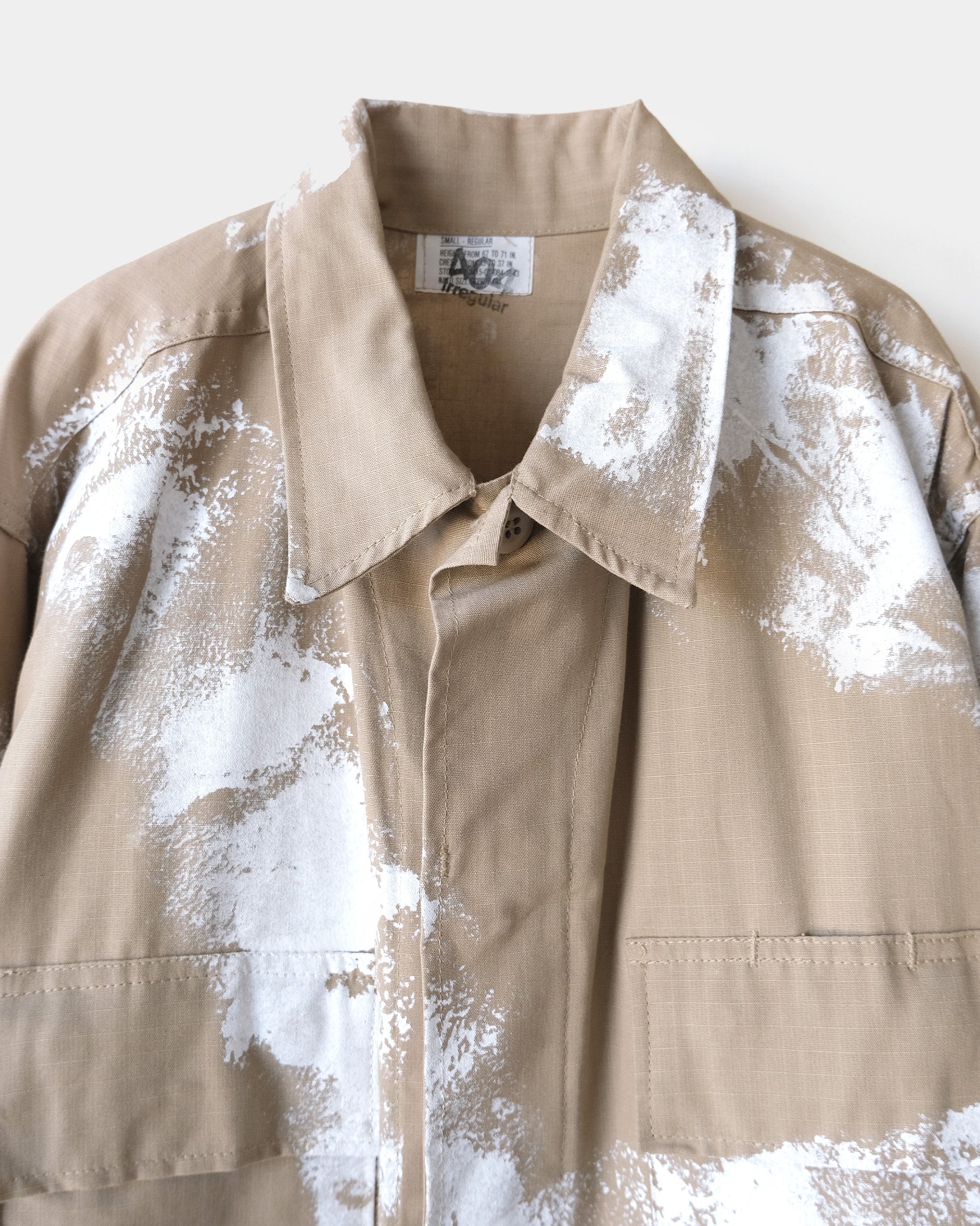 404irregular - Painted BDU Jacket - Beige