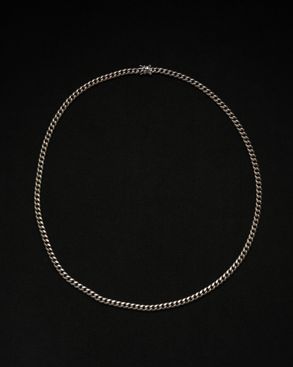 Silver 925 Classic Curb Chain Necklace (SVNL26047-1)