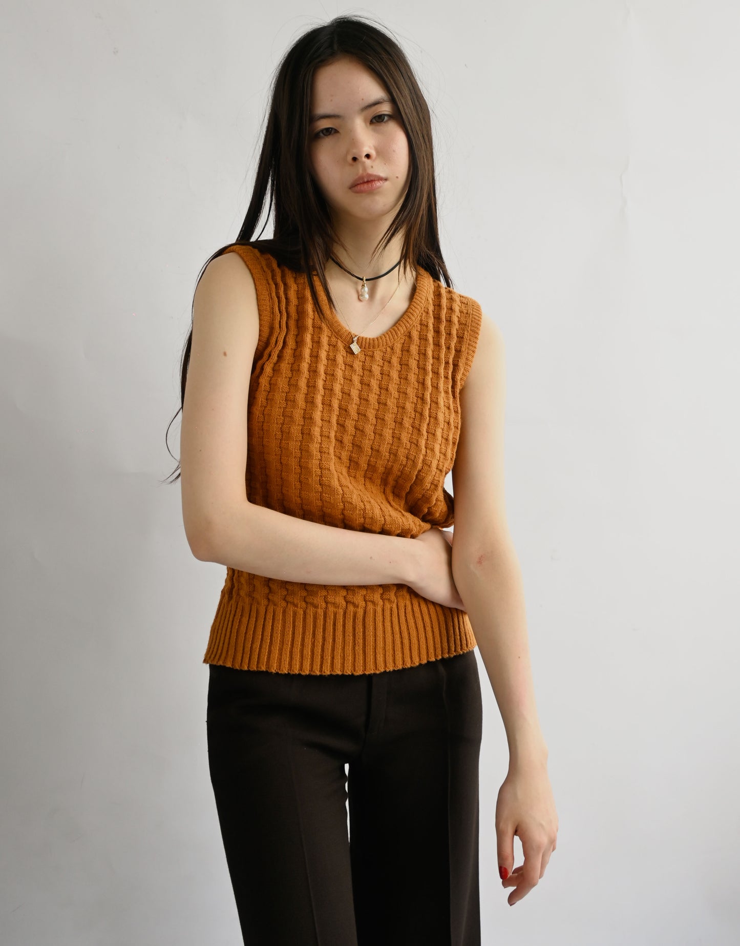 60's~70's Knit Vest