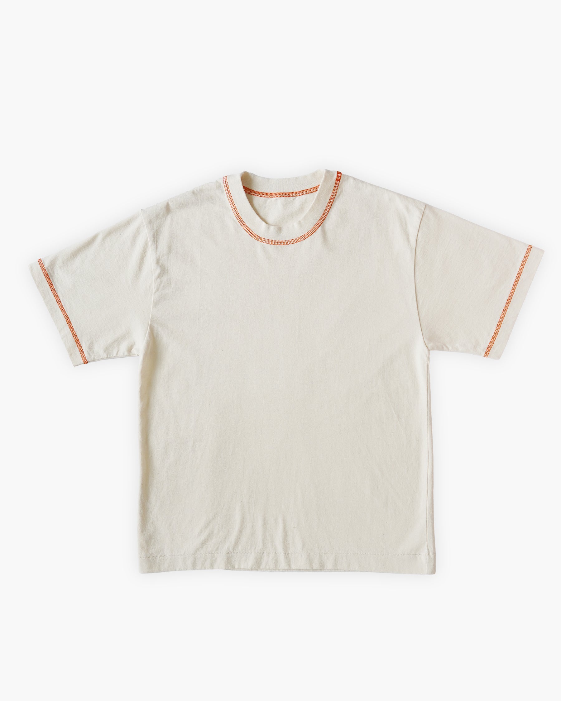 404 Stitched S/S Soft Tee - Ecru