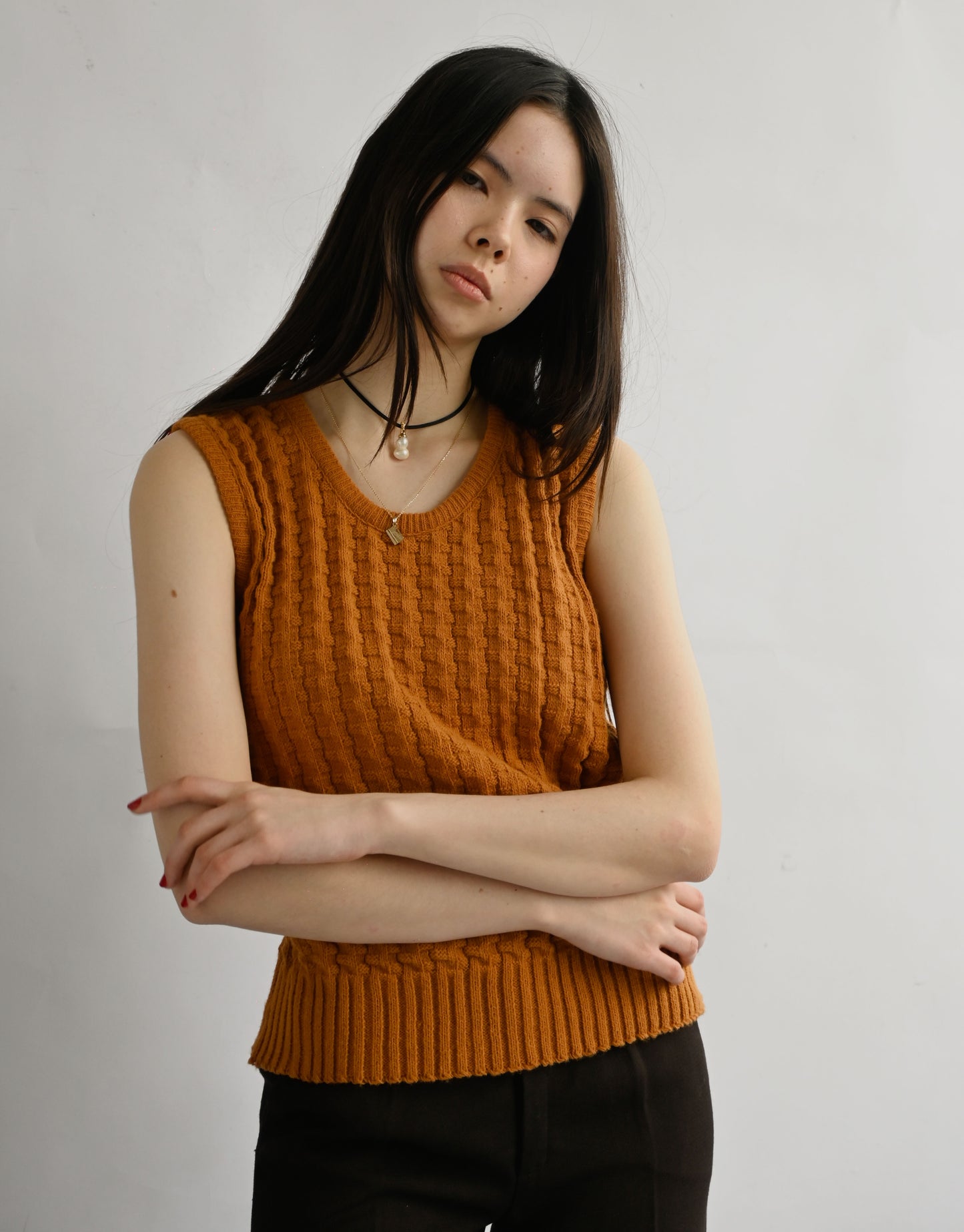 60's~70's Knit Vest