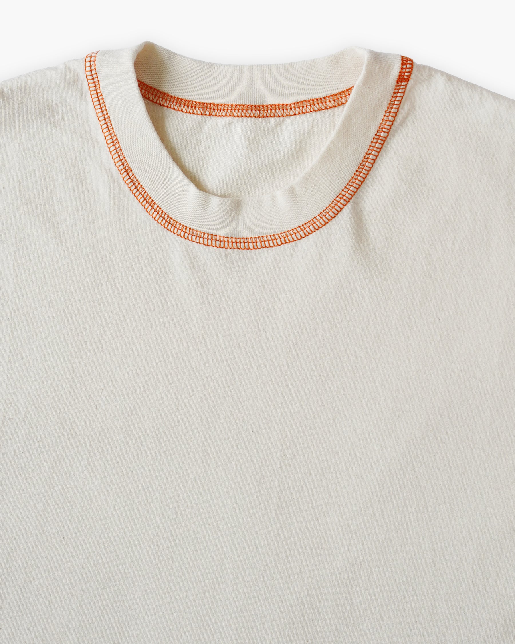 404 Stitched S/S Soft Tee - Ecru