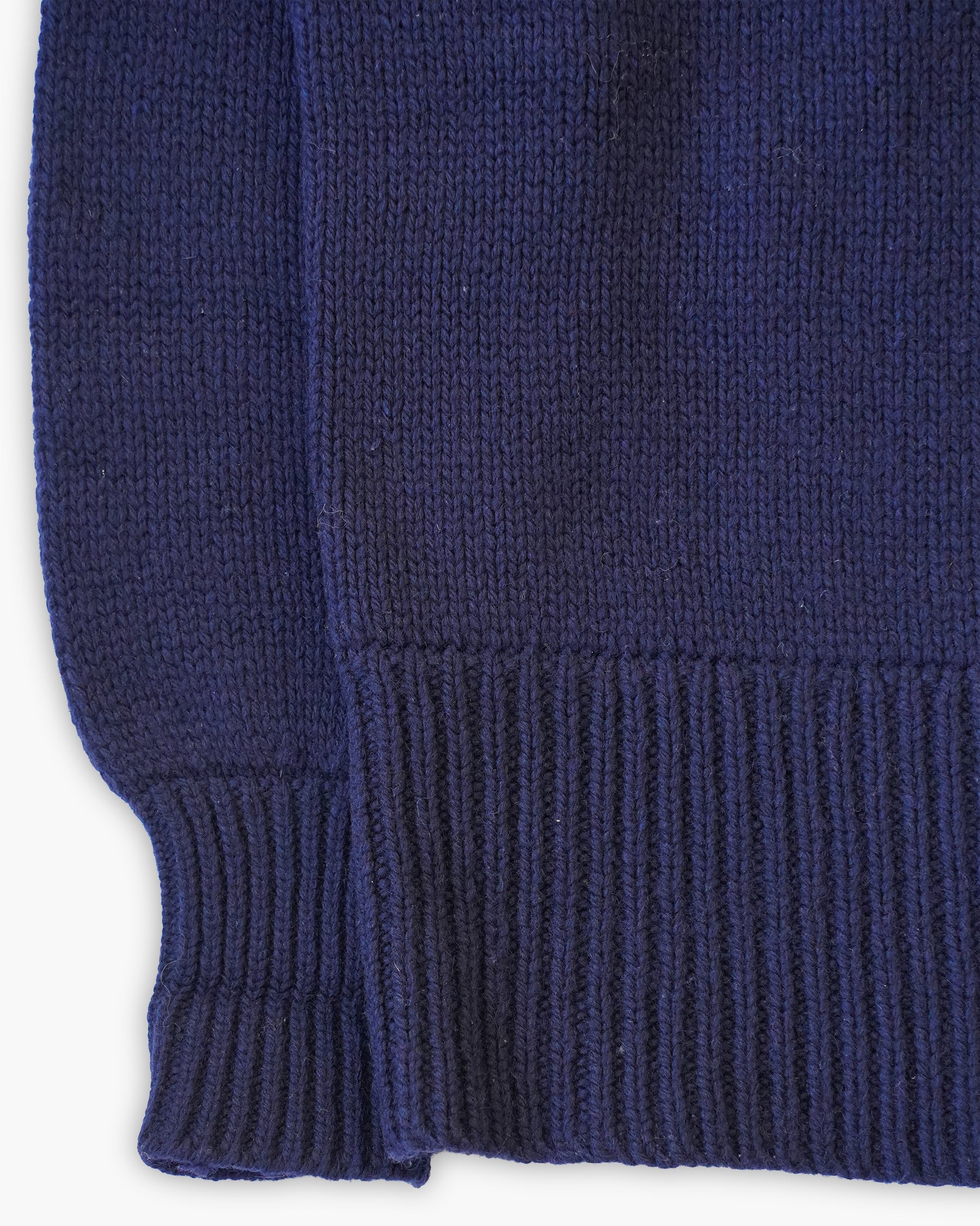 100% Wool Navy Boatneck Sweater