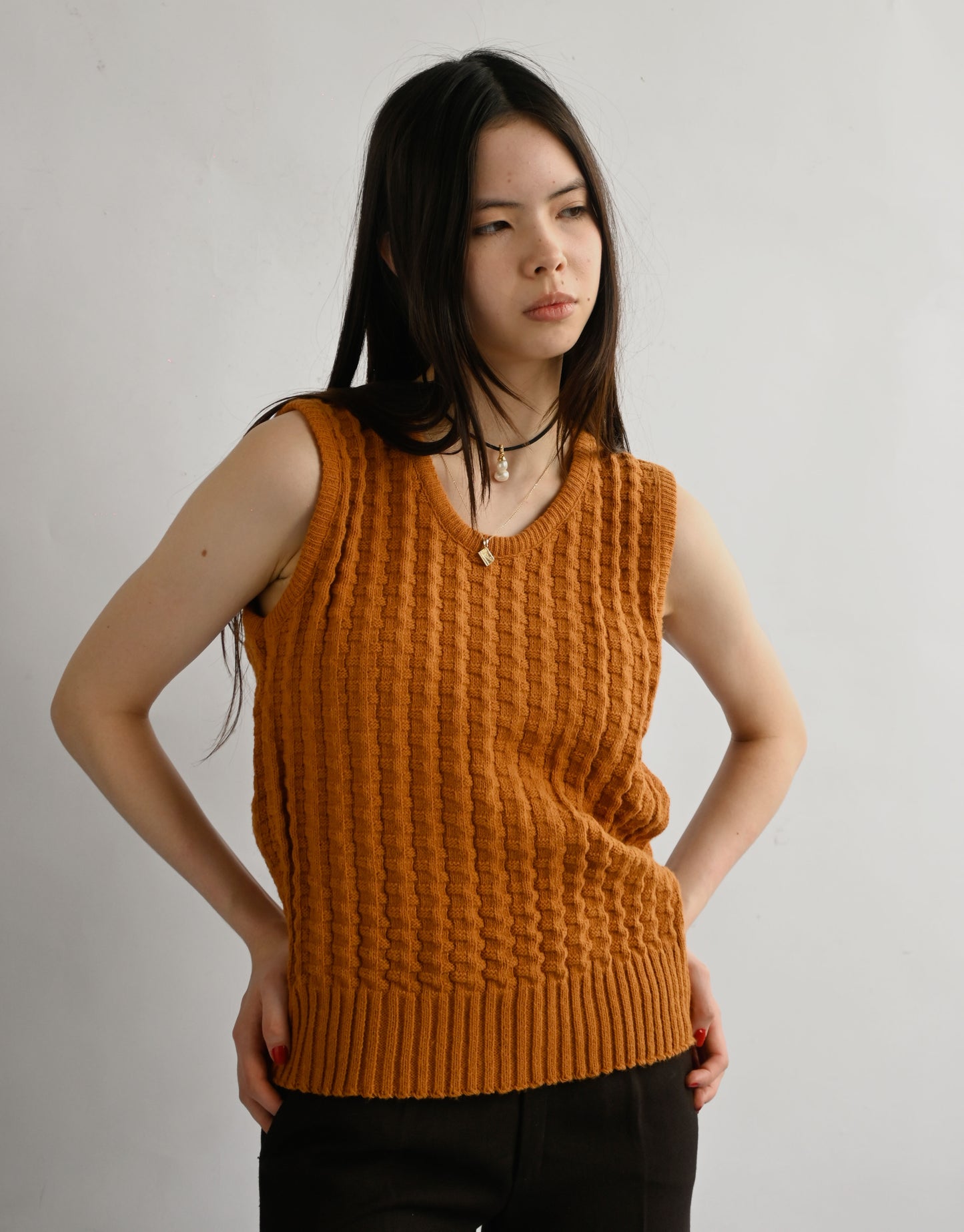 60's~70's Knit Vest