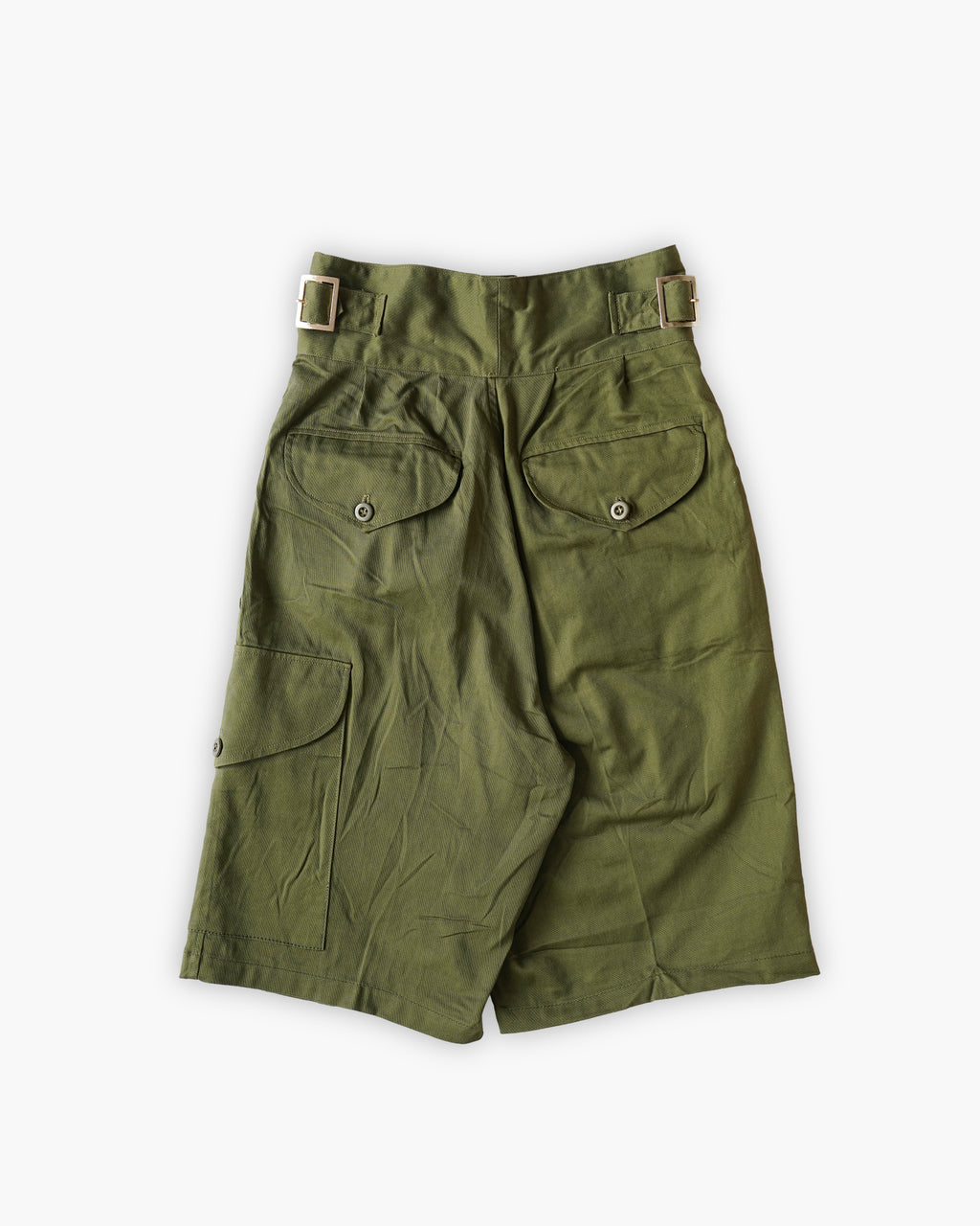 Cotton Gurkha Shorts - Khaki