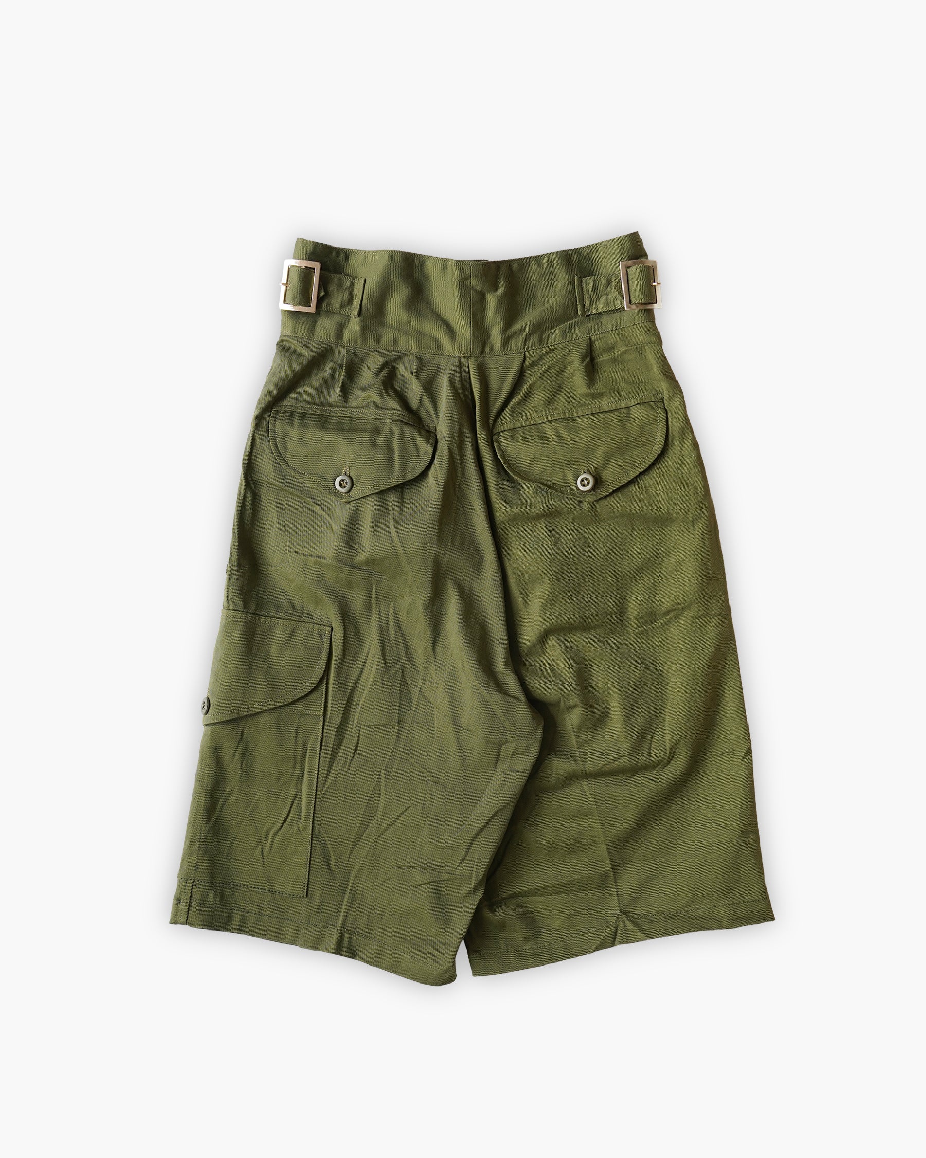 Cotton Gurkha Shorts - Khaki
