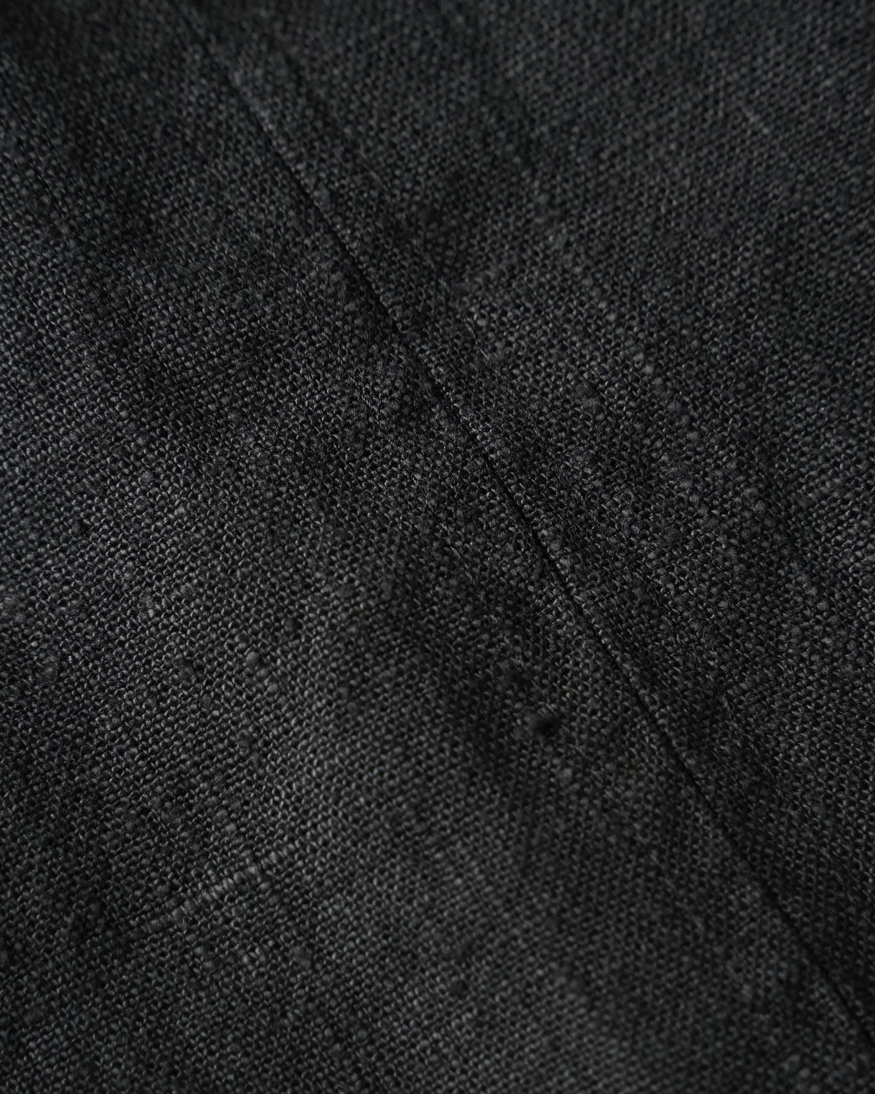 Linen Cropped Double-Breasted Jacket