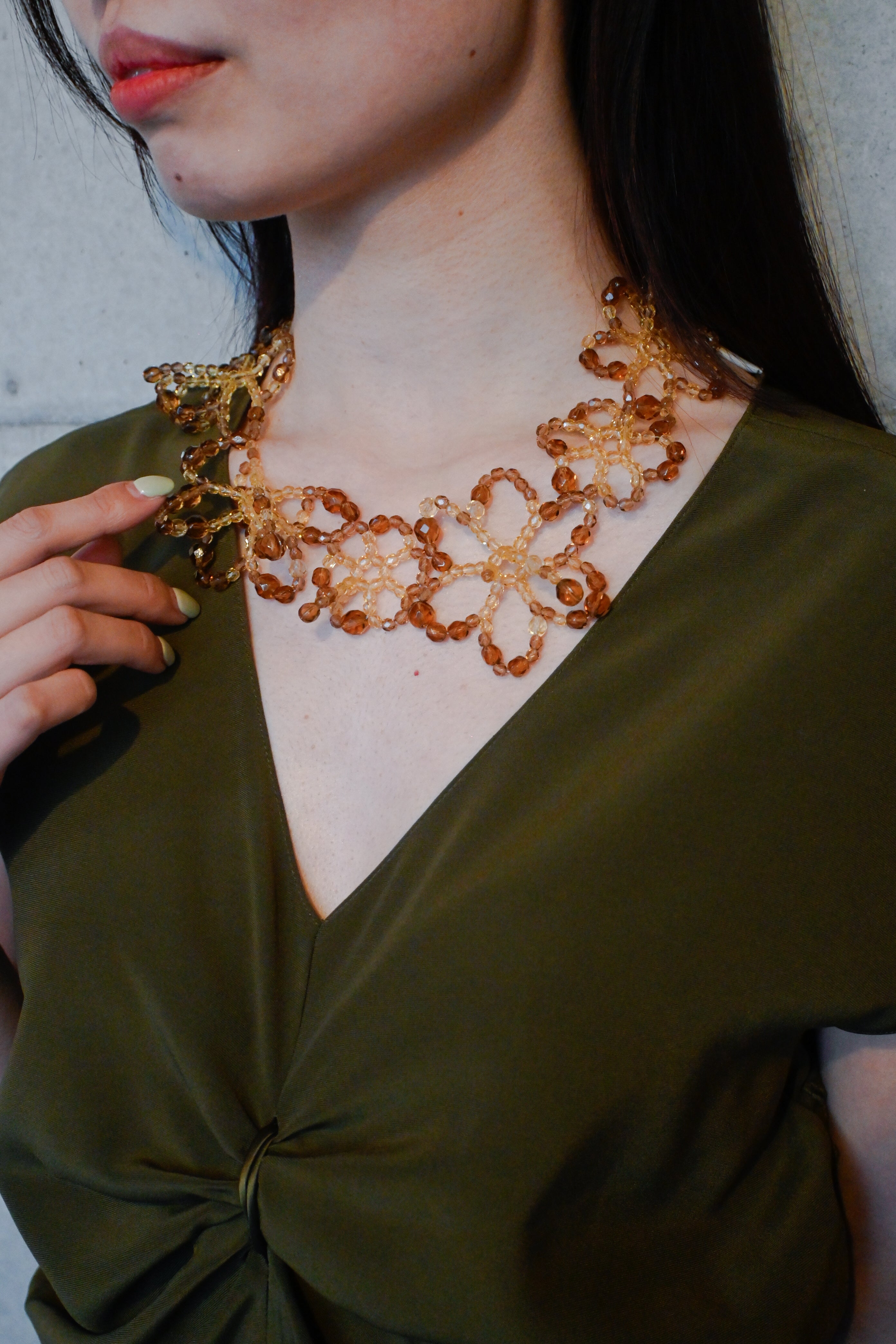 Glass Beads Choker 01