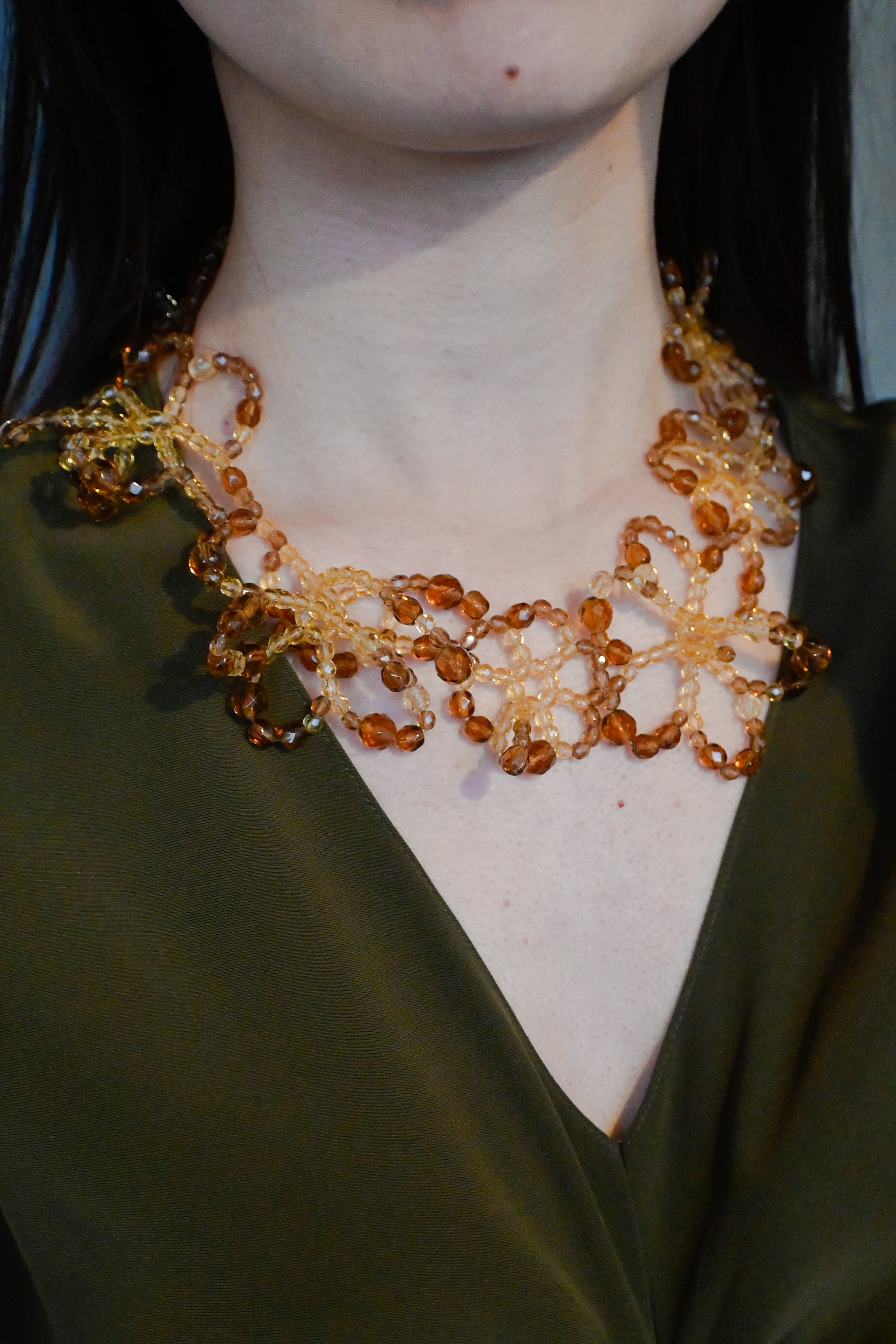 Glass Beads Choker 01