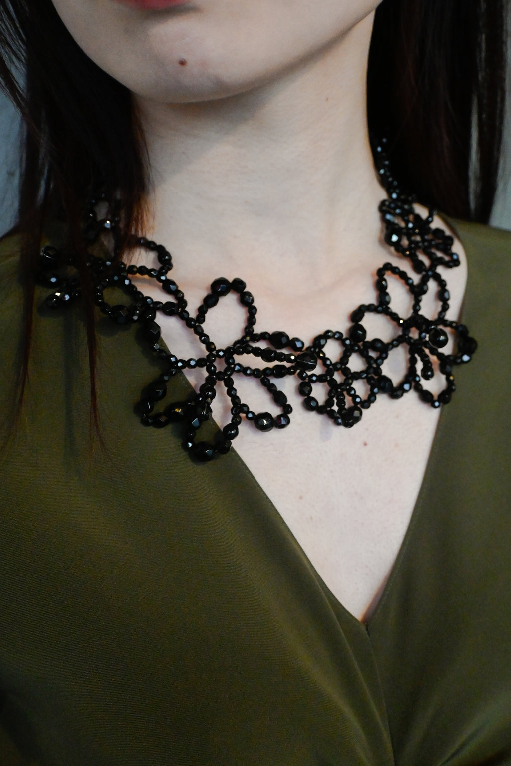 Glass Beads Choker 02