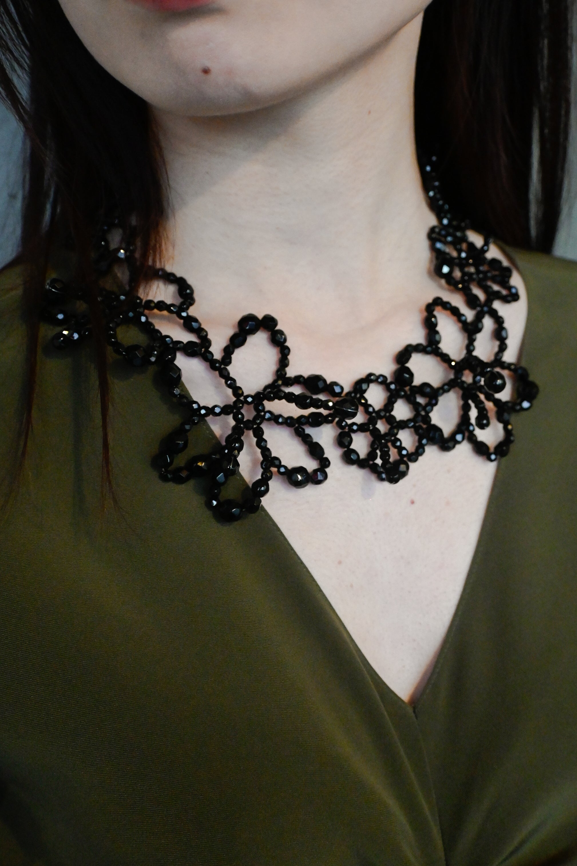 Glass Beads Choker 02