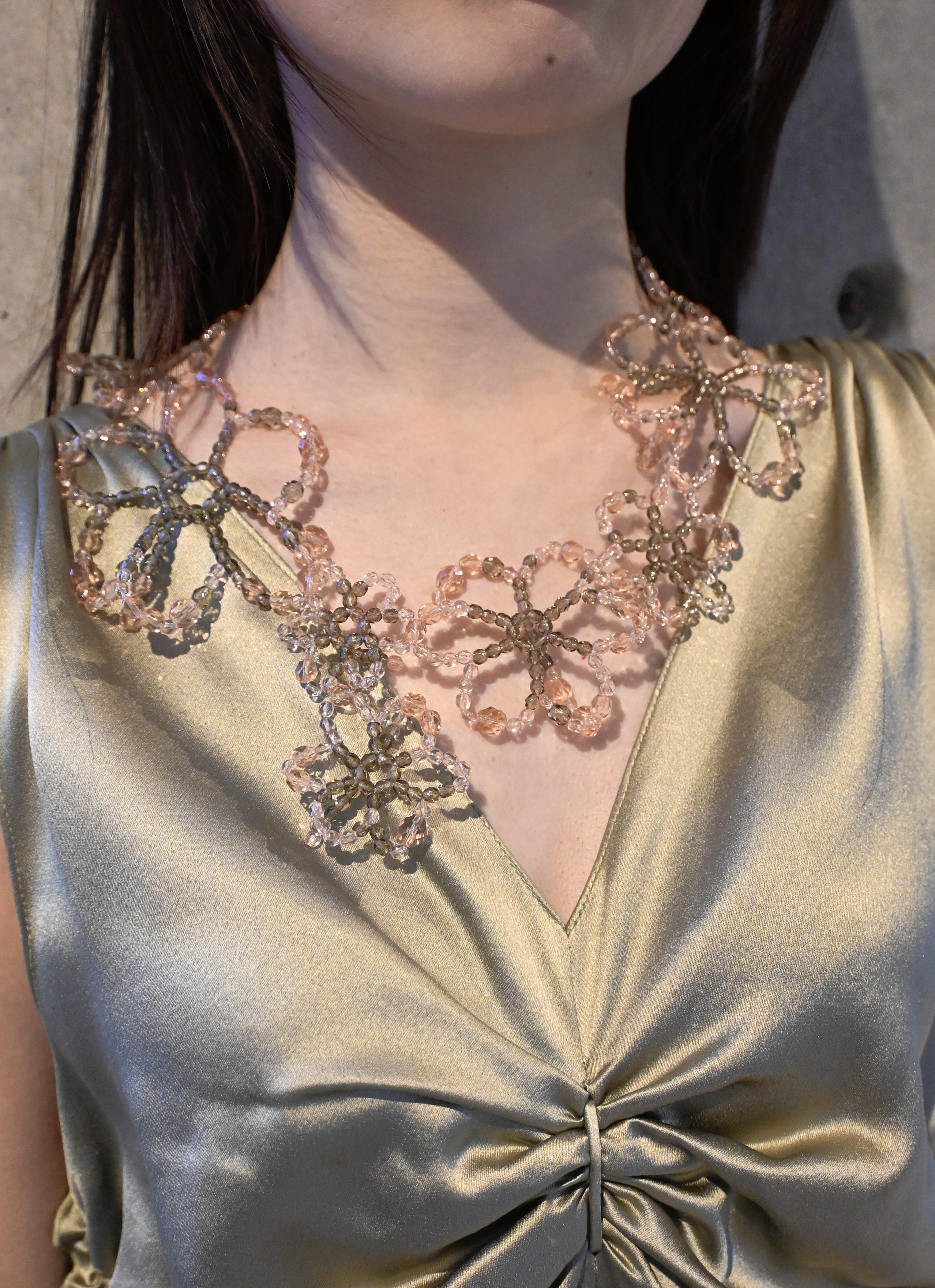 Glass Beads Necklace 03