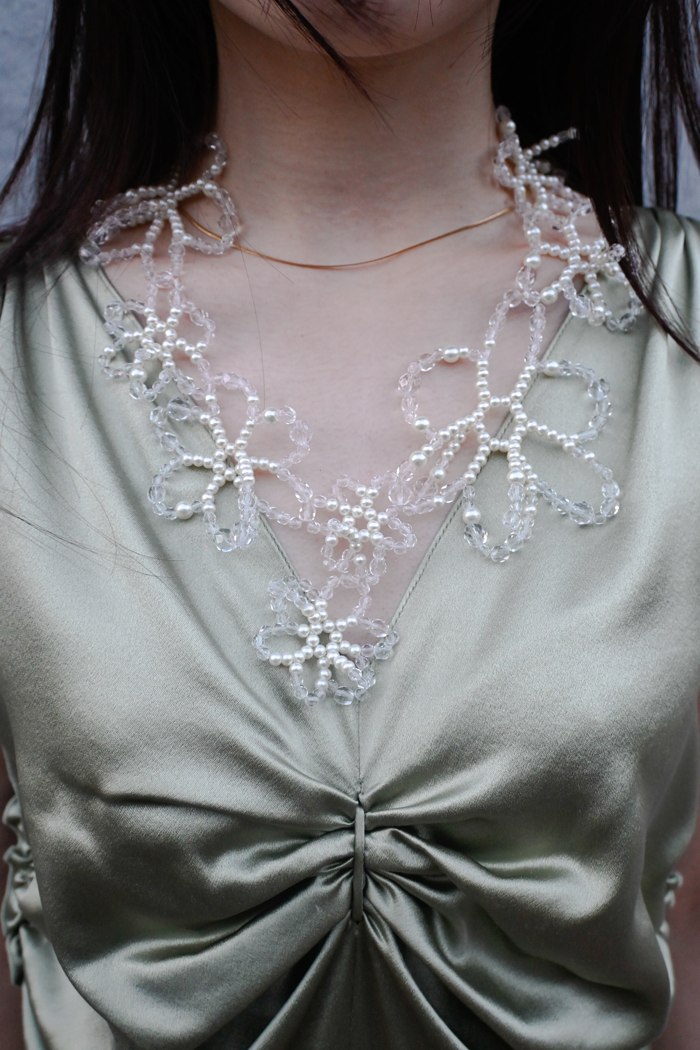 Glass Beads Necklace 02