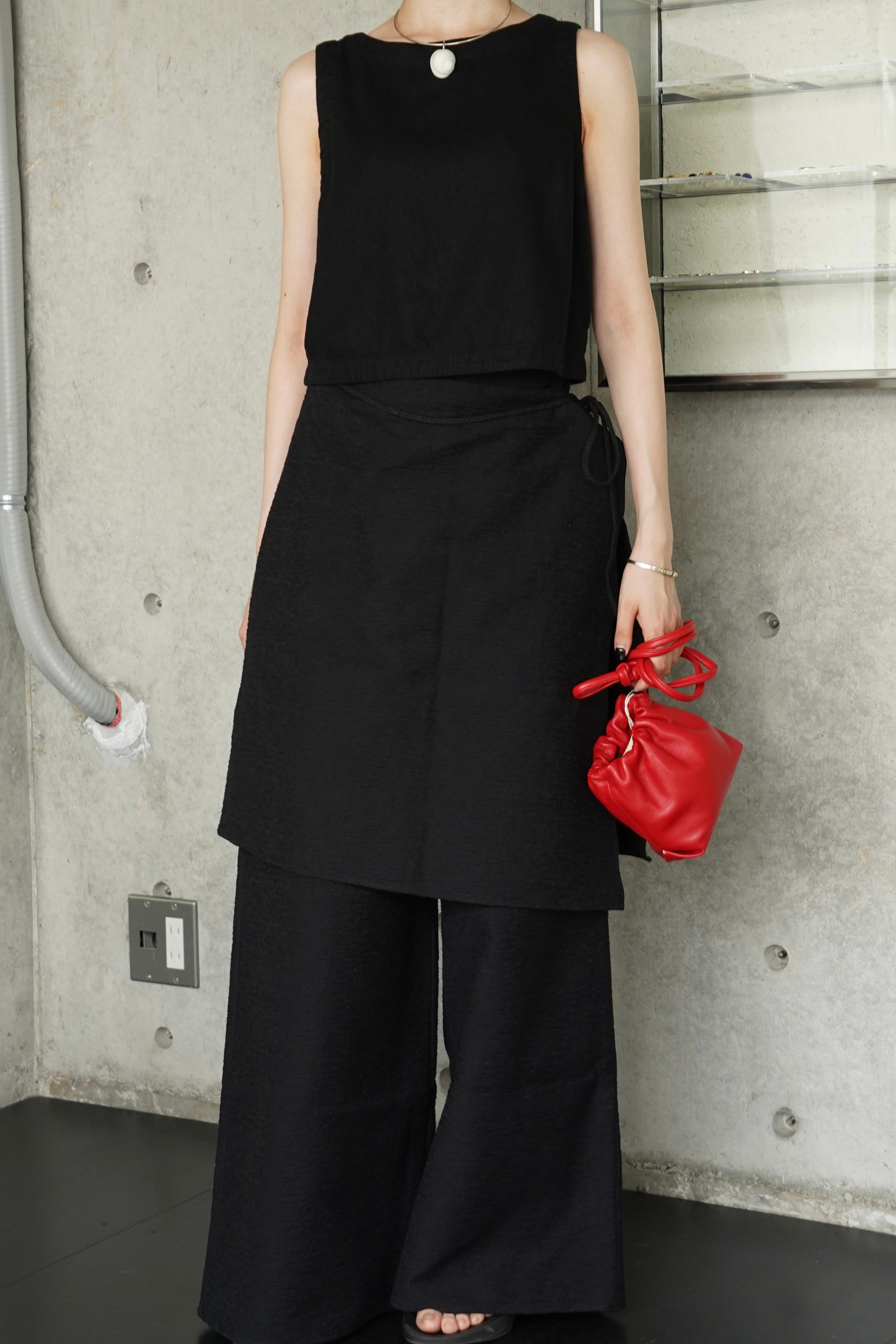 CHARCOAL LENA SKIRT PANTS