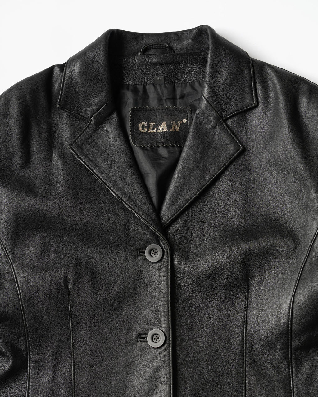 1980~90's Leather Long Jacket