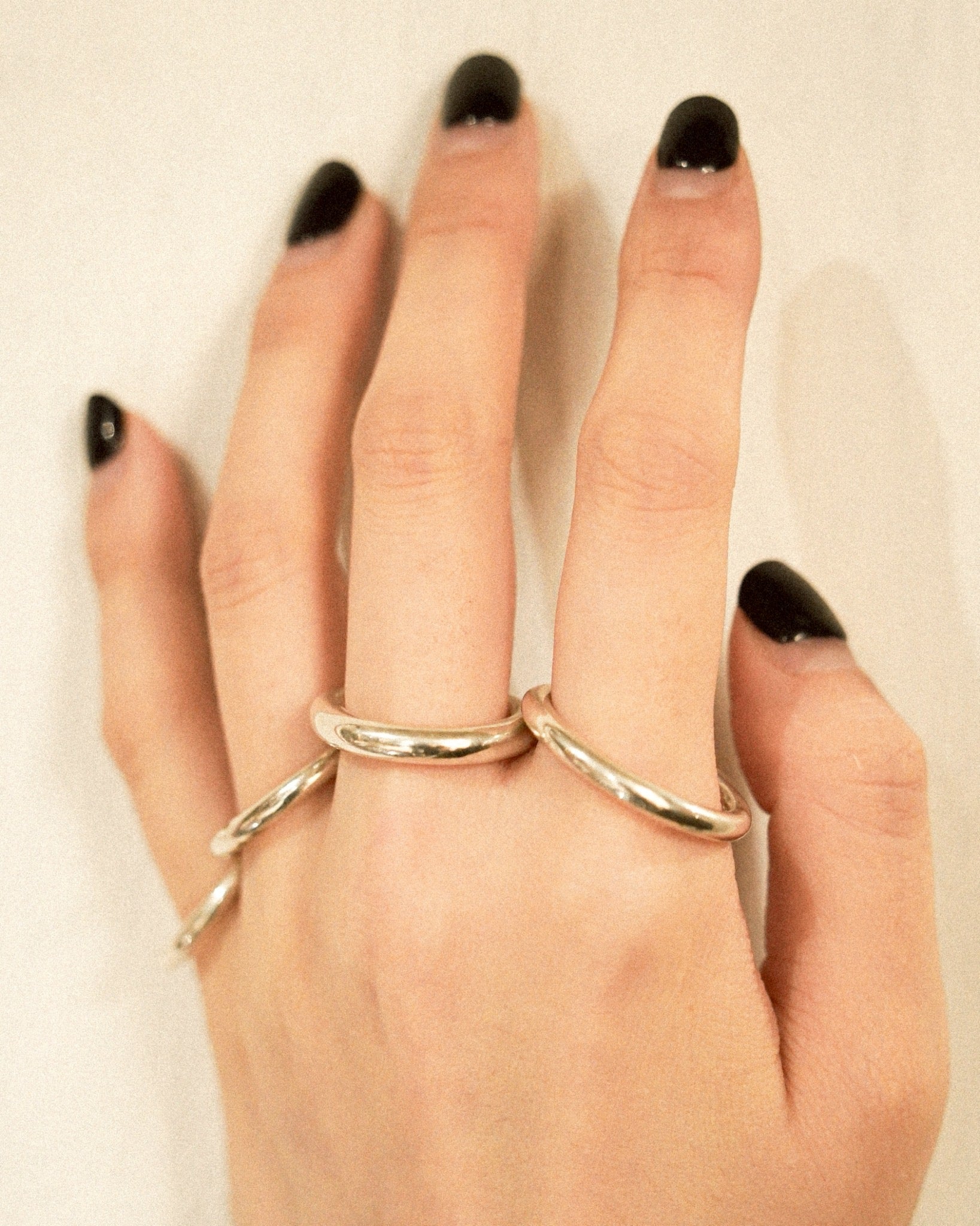 Simple 4-Piece Ring Set (SVR-25029)