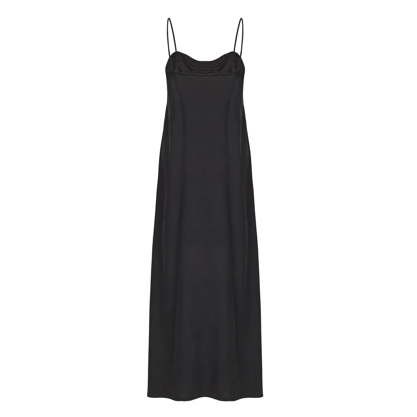 "RUOHAN" CHARCOAL SHELL DRESS