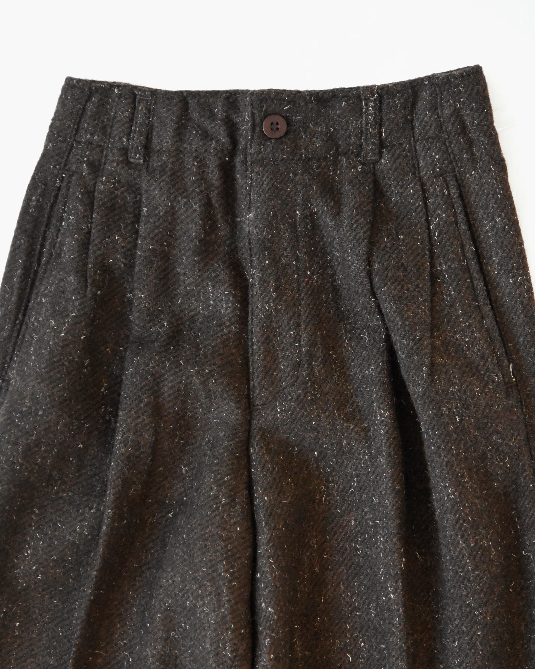 Wool Blend Trousers Made In Italy