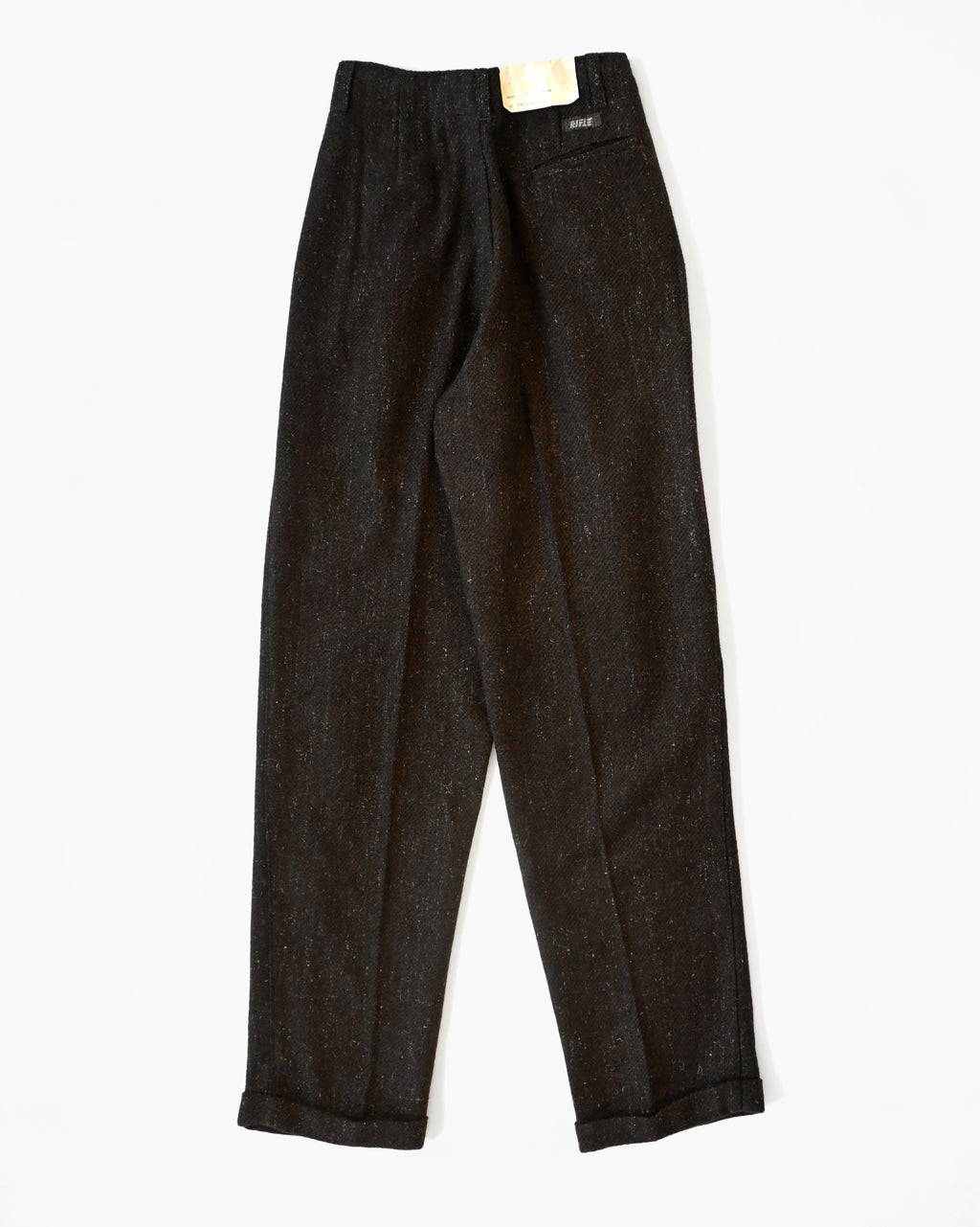 Wool Blend Trousers Made In Italy