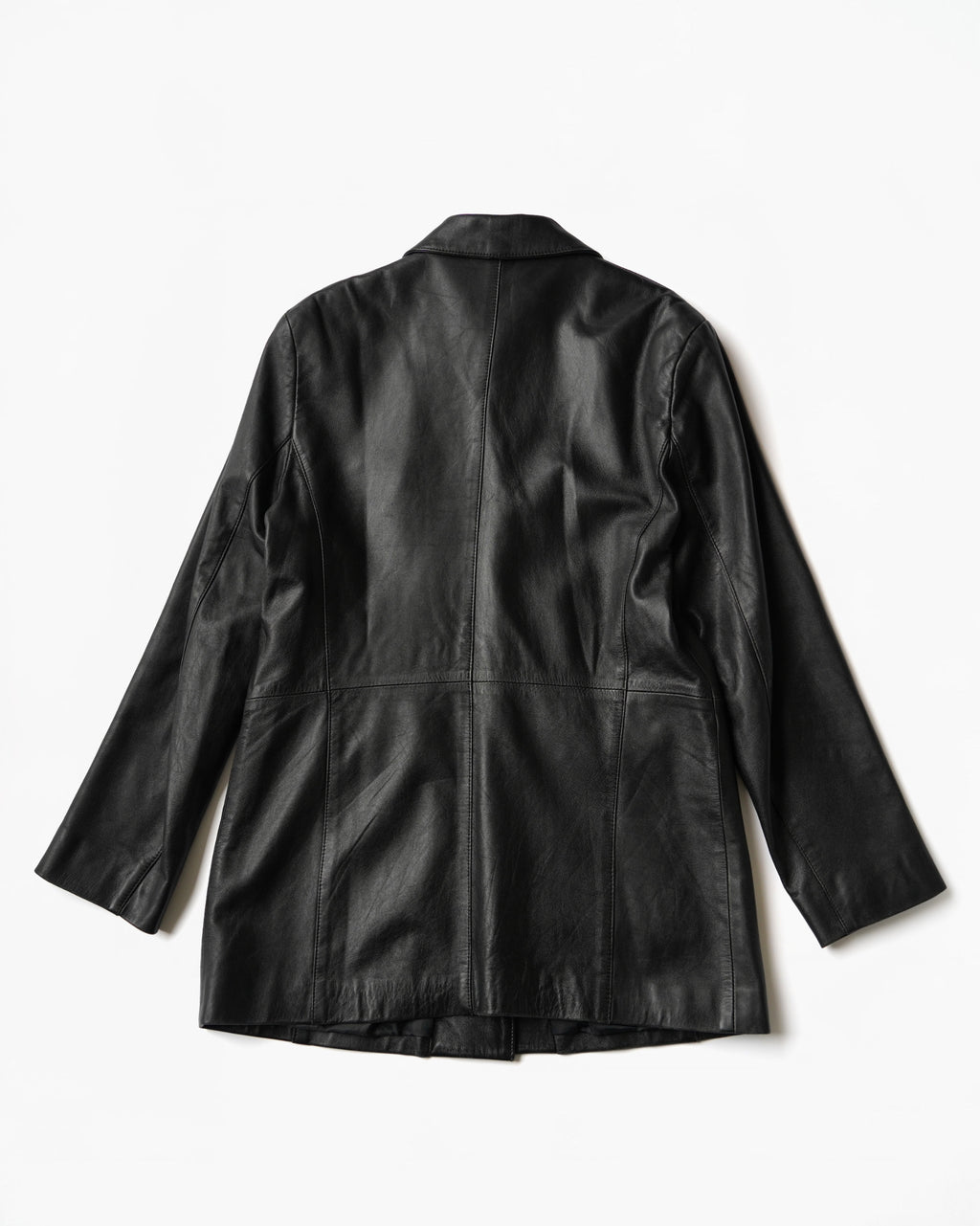 1980~90's Leather Long Jacket