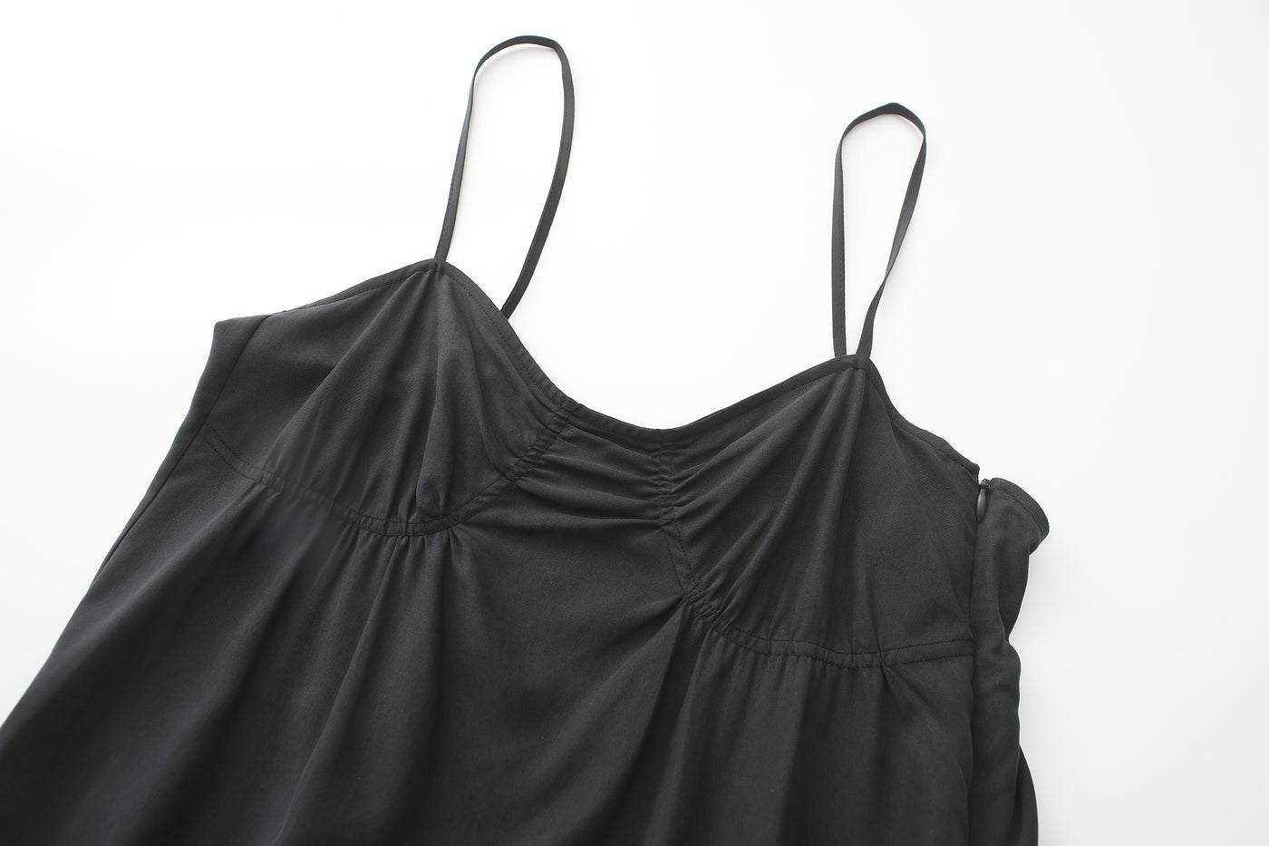 "RUOHAN" CHARCOAL SHELL DRESS