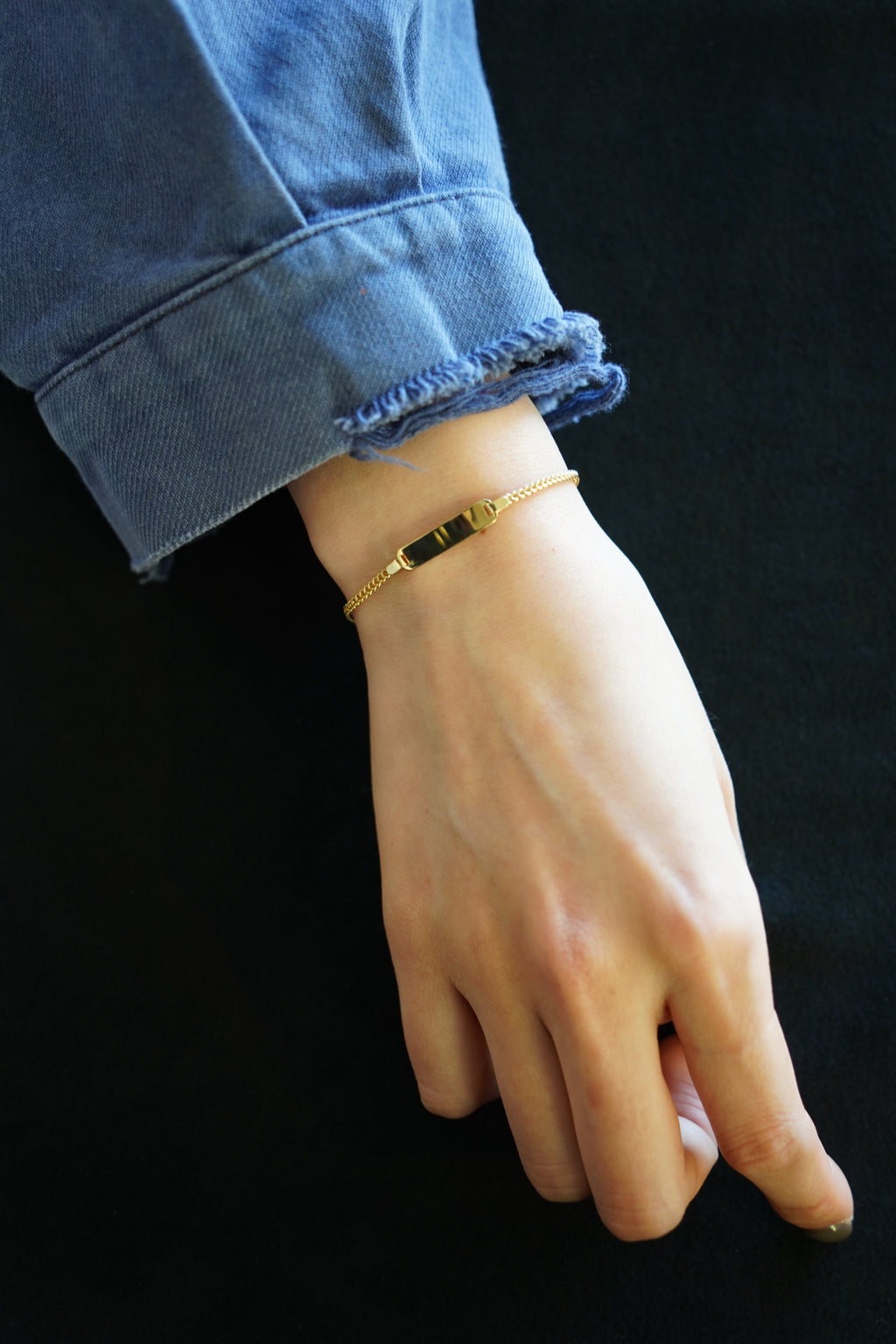 14K Gold ID Bracelet (GDB-26015)