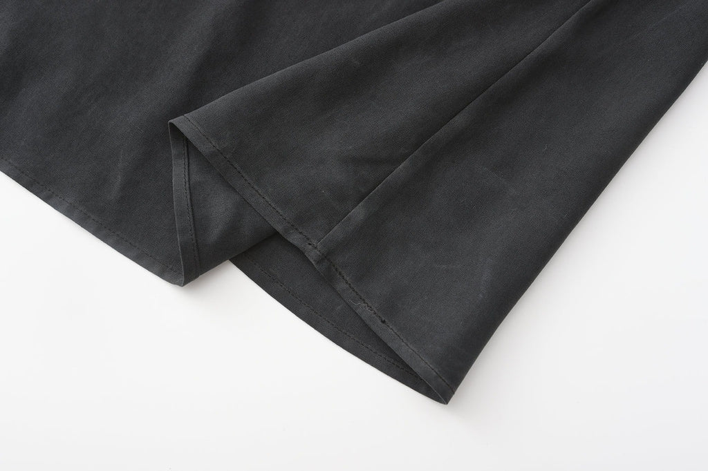 "RUOHAN" CHARCOAL SHELL DRESS
