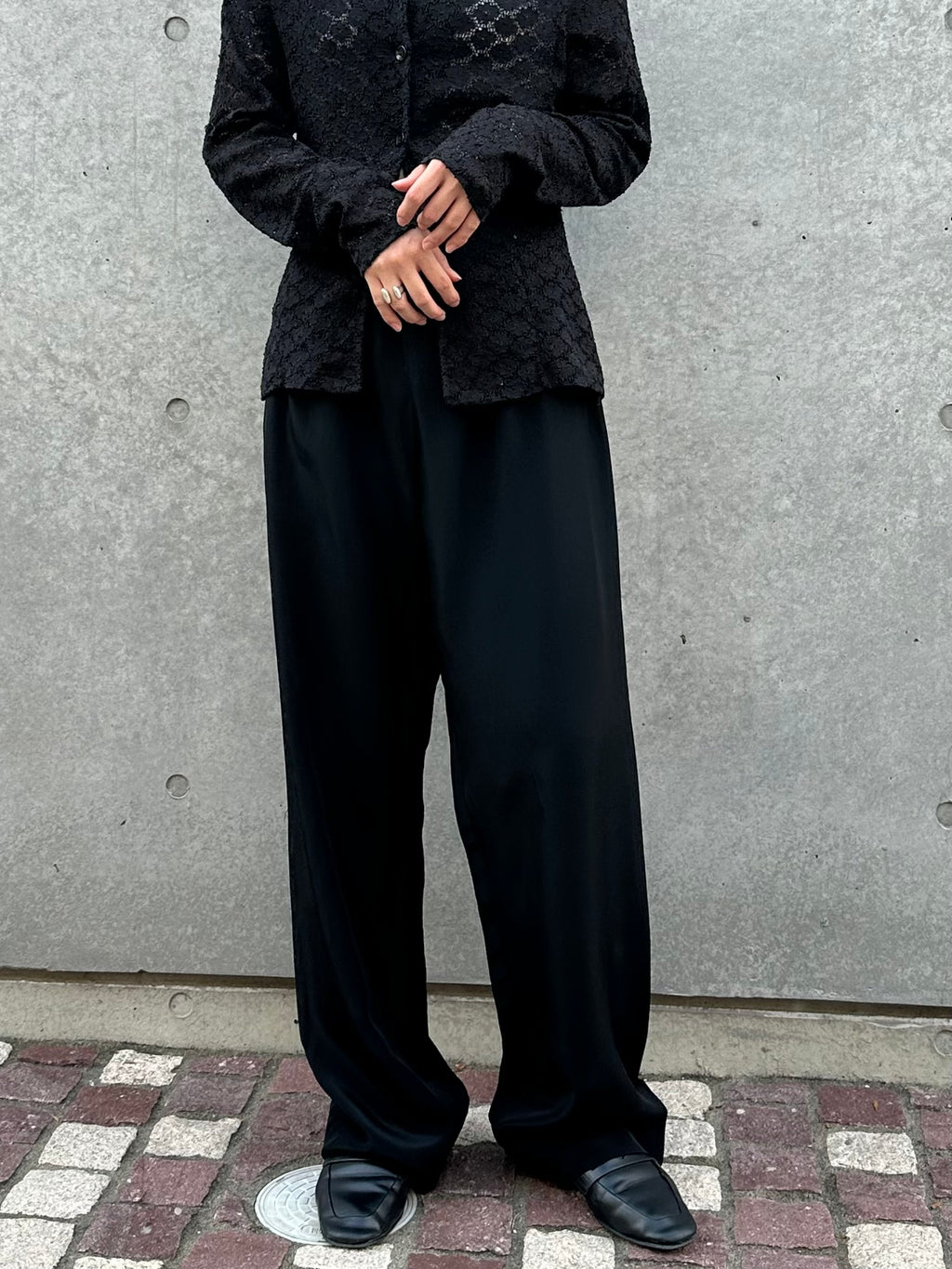 1970's High-Waisted Structured Trousers
