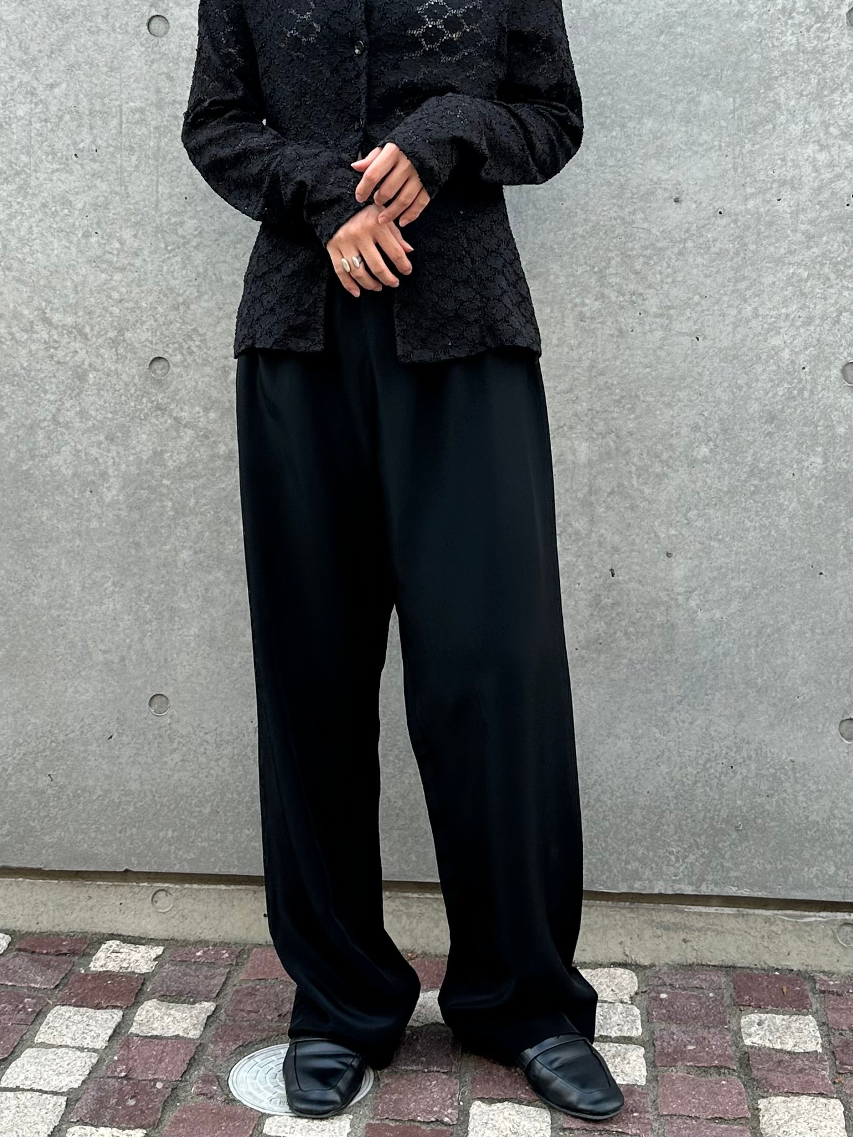 1970's High-Waisted Structured Trousers