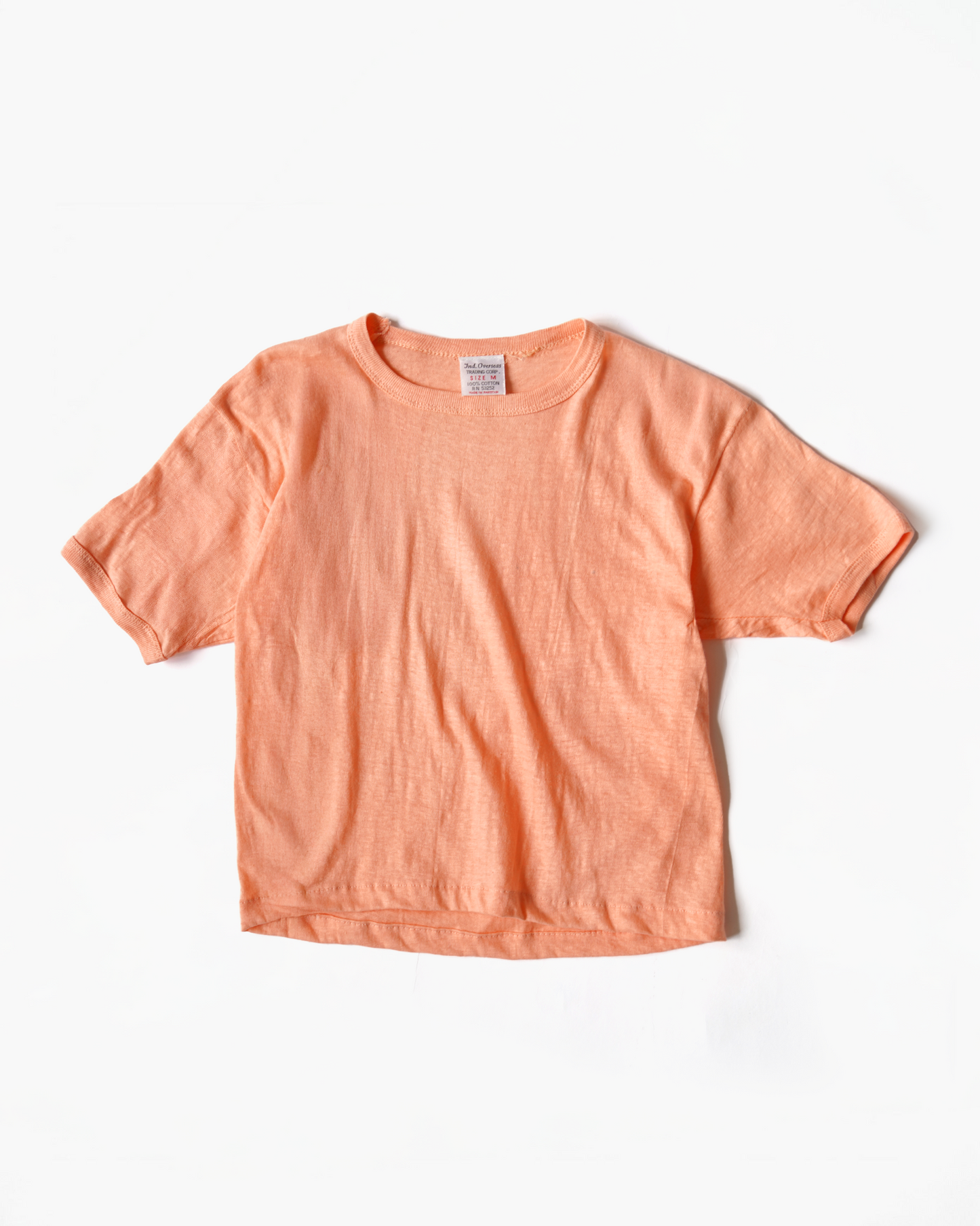 Cropped Pale Color T-Shirt