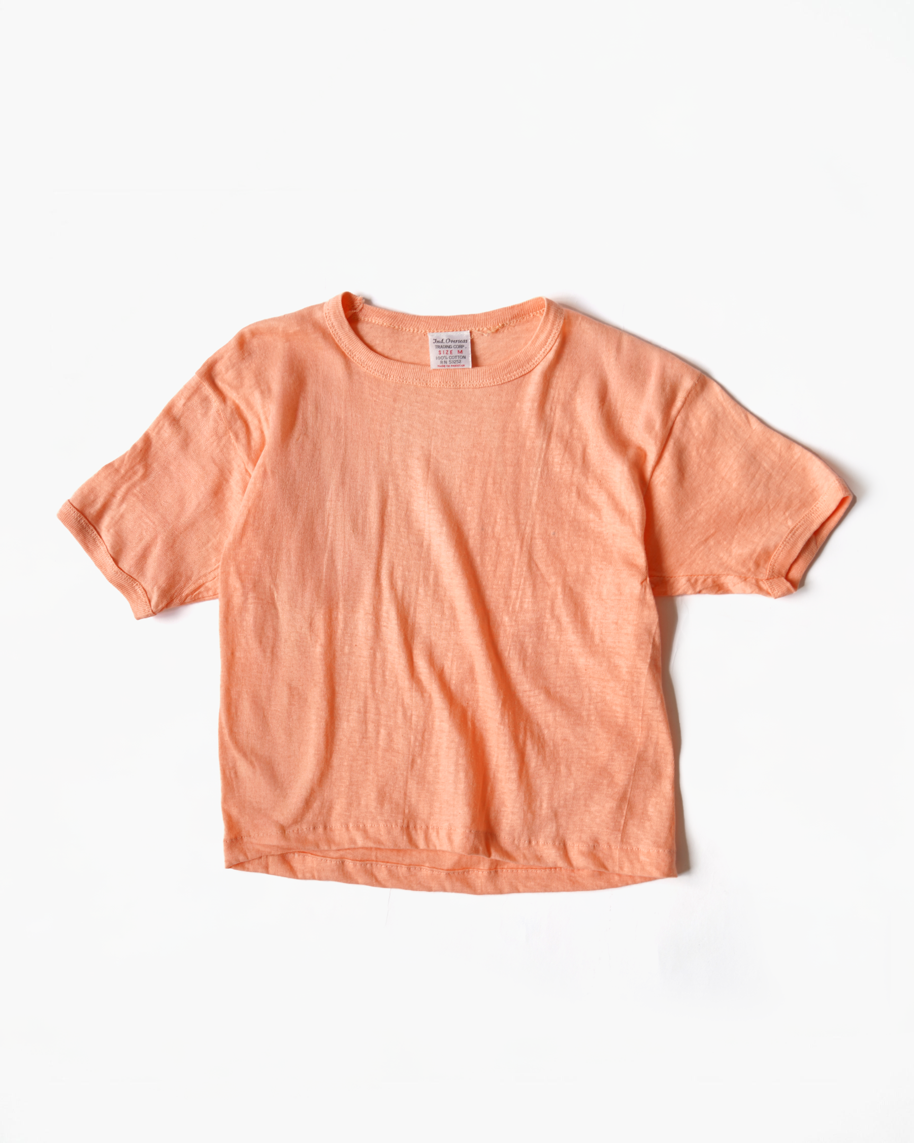 Cropped Pale Color T-Shirt