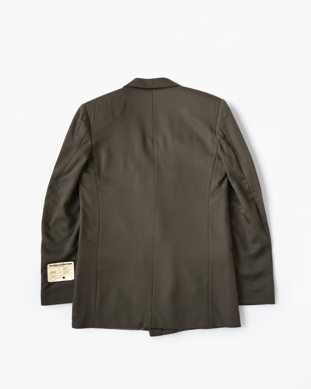 Double Breasted Suit in Olive Tone