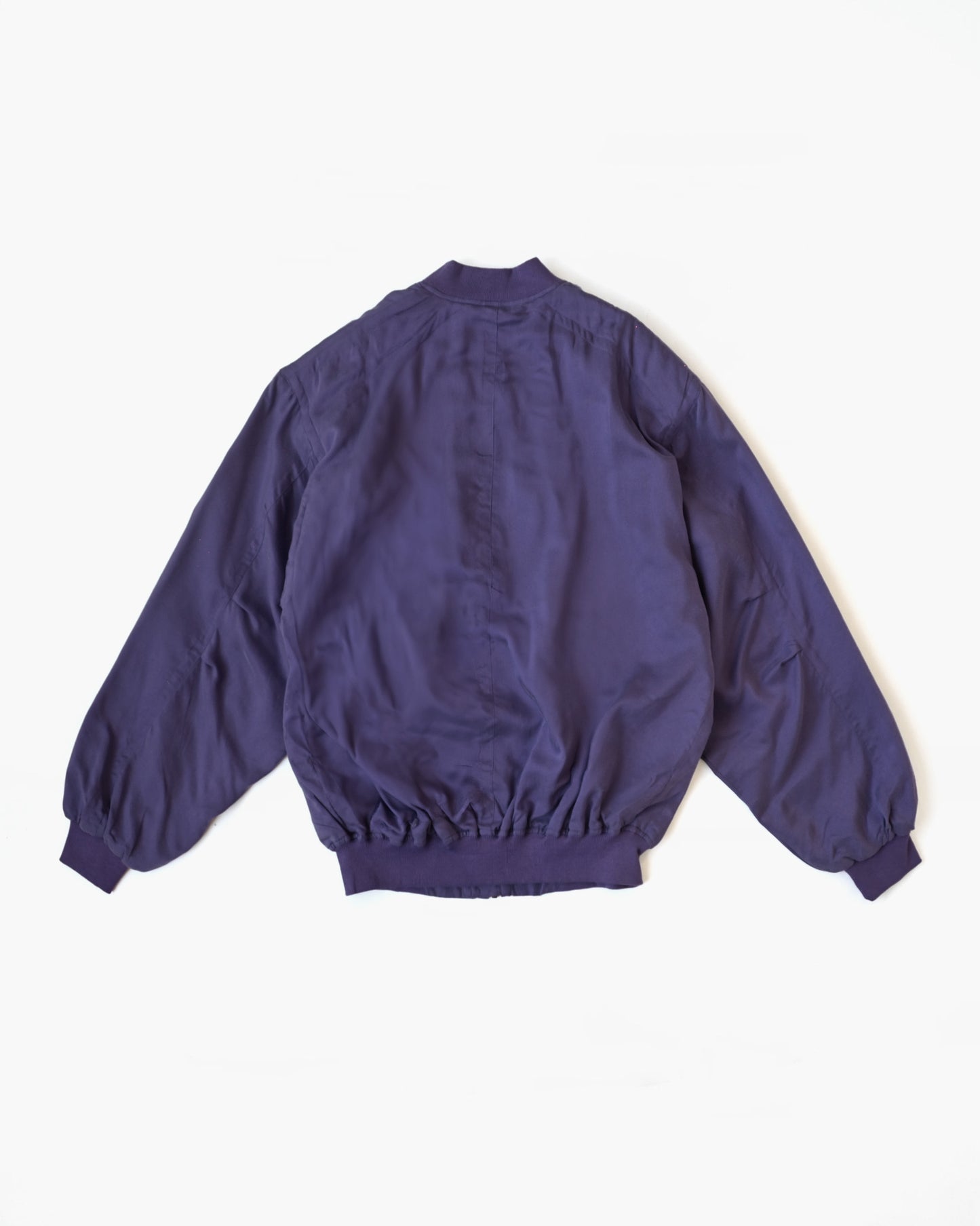 100% Silk Zip Up Jacket