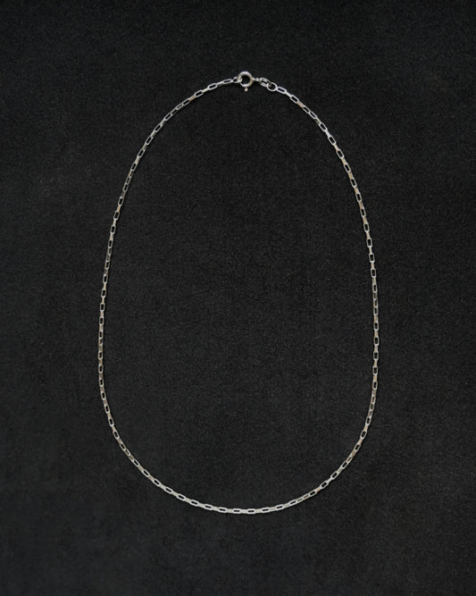 Silver Box Chain Necklace